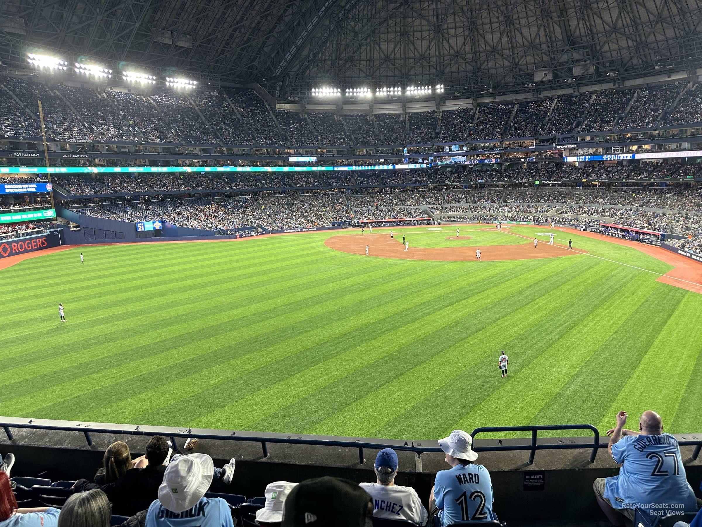 section 244, row 8 seat view  for baseball - rogers centre