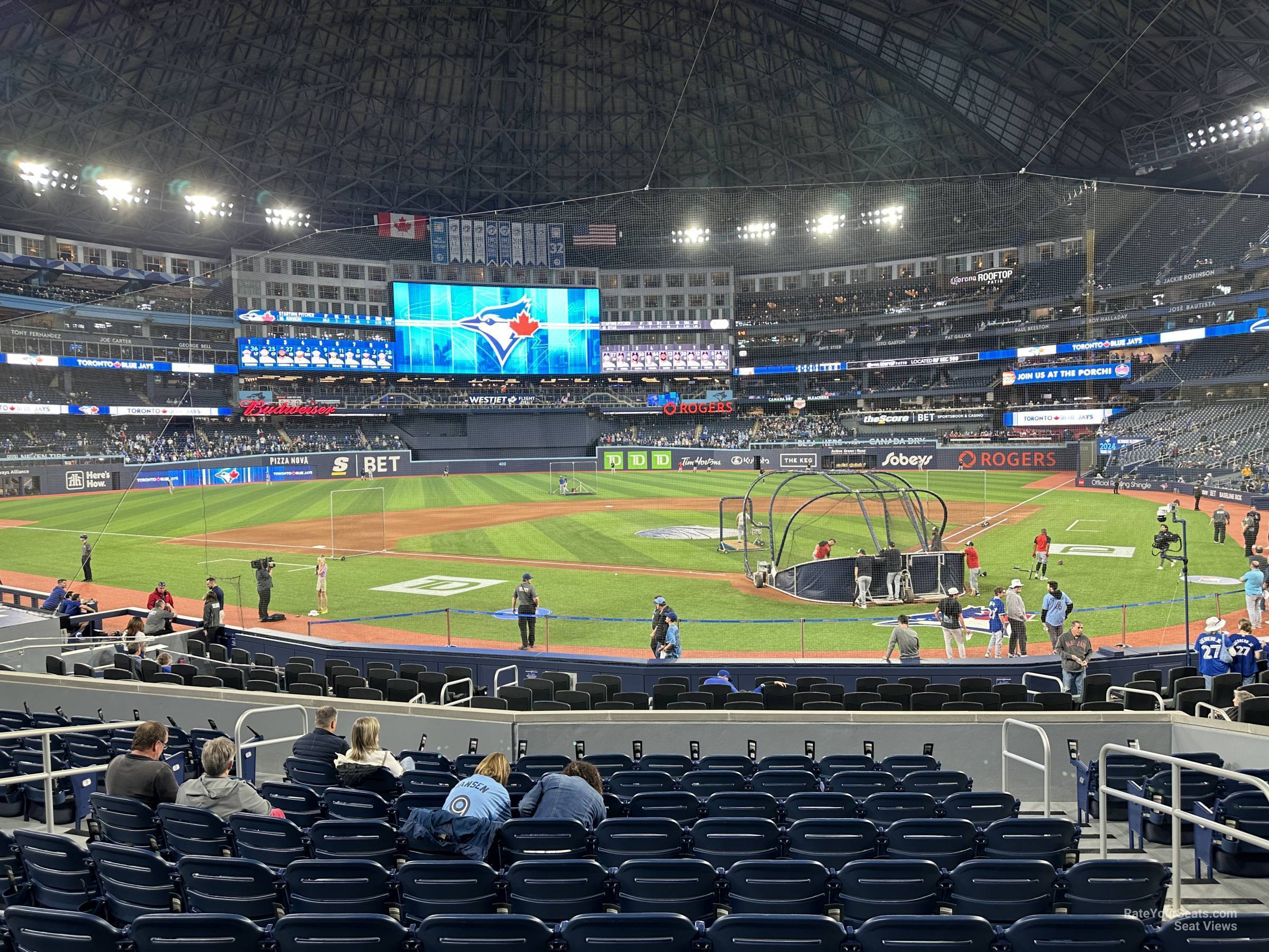 section 26, row 8 seat view  for baseball - rogers centre