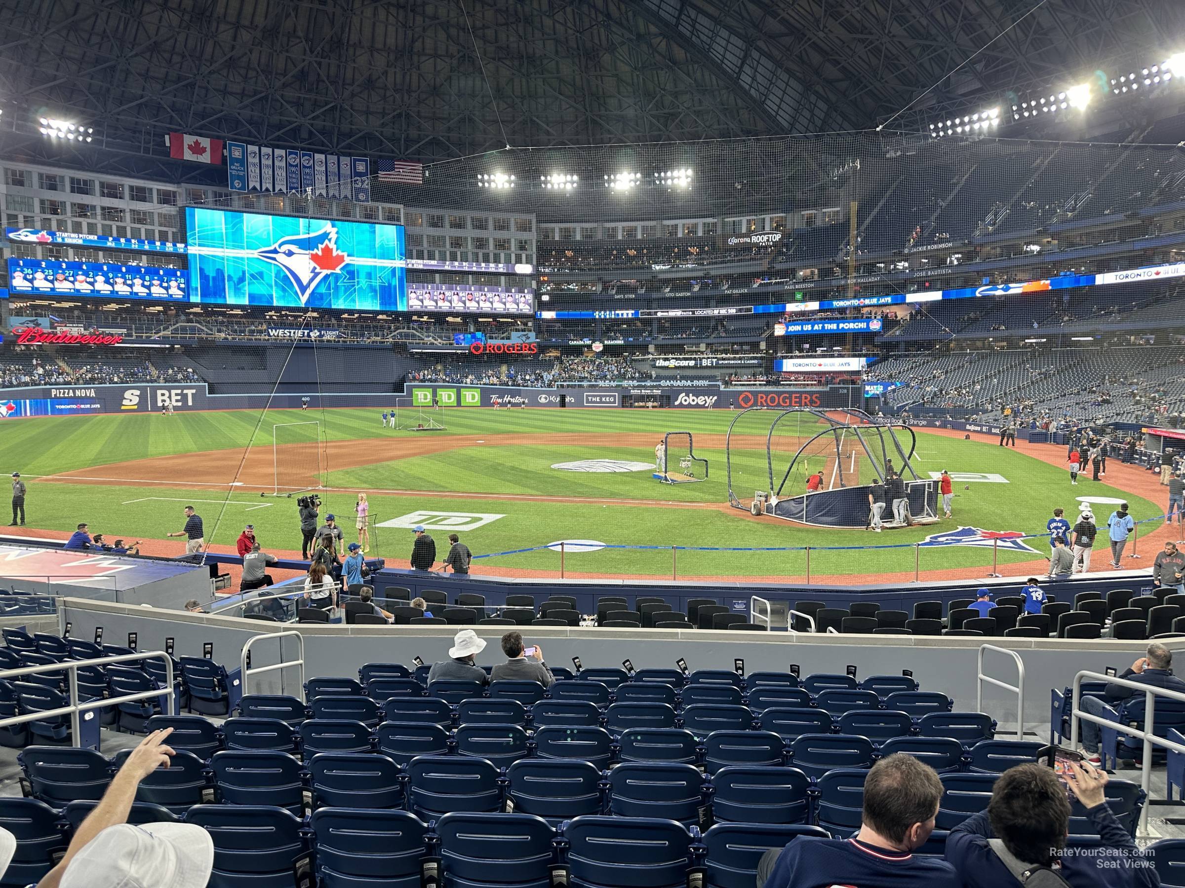 section 27, row 8 seat view  for baseball - rogers centre