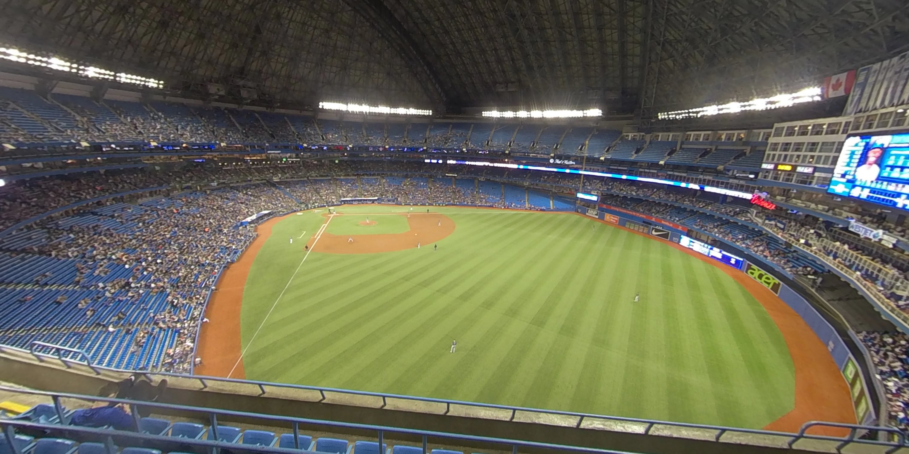 section 507 panoramic seat view  for baseball - rogers centre