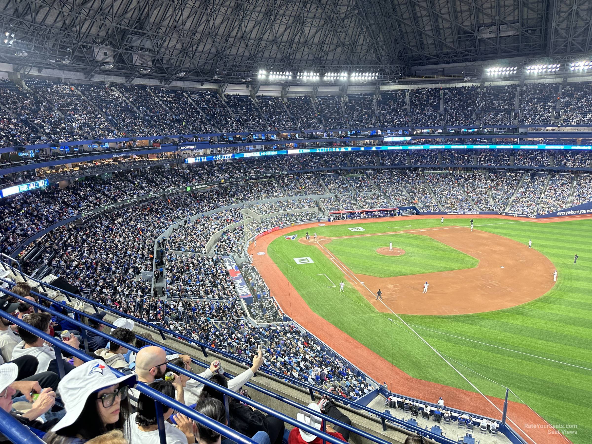 section 512, row 5 seat view  for baseball - rogers centre