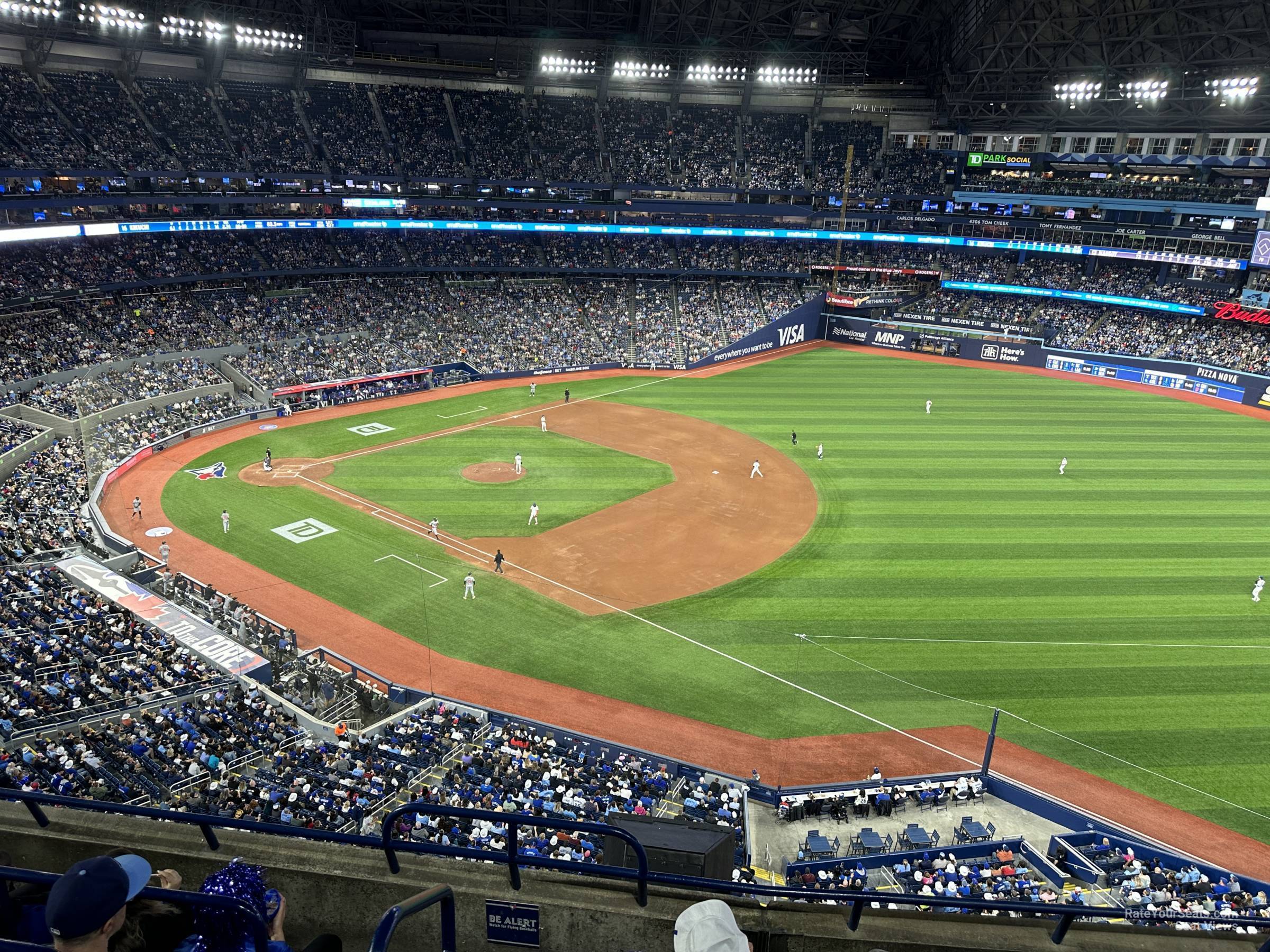 section 513, row 5 seat view  for baseball - rogers centre