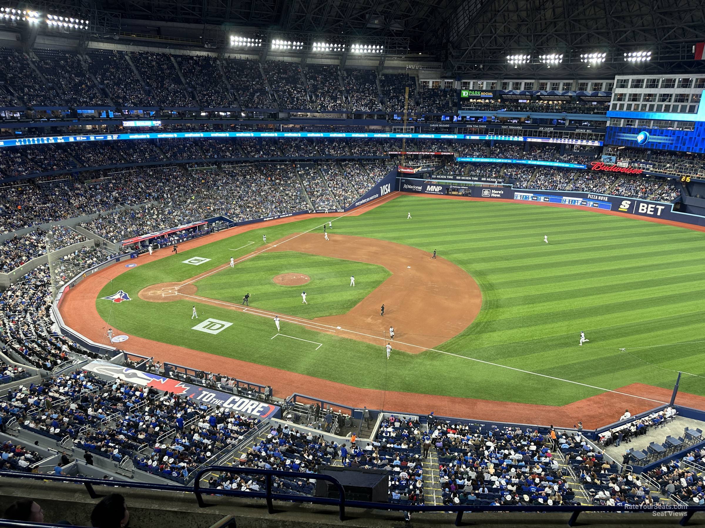 section 515, row 5 seat view  for baseball - rogers centre