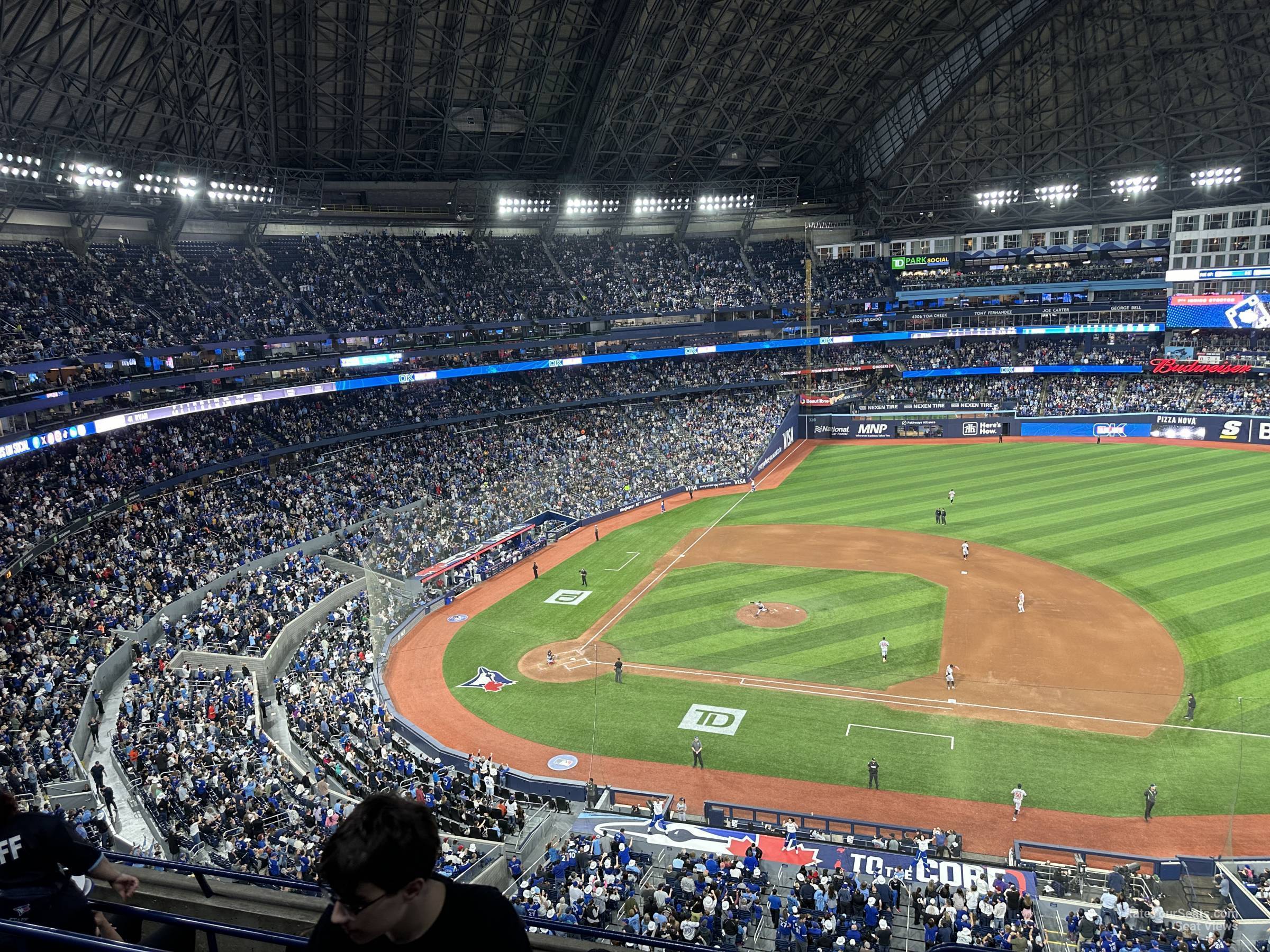 section 518, row 5 seat view  for baseball - rogers centre