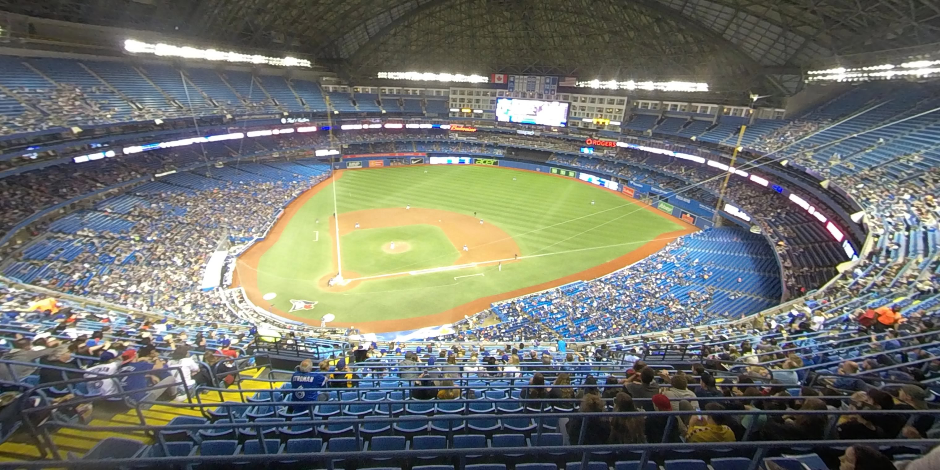 section 520 panoramic seat view  for baseball - rogers centre
