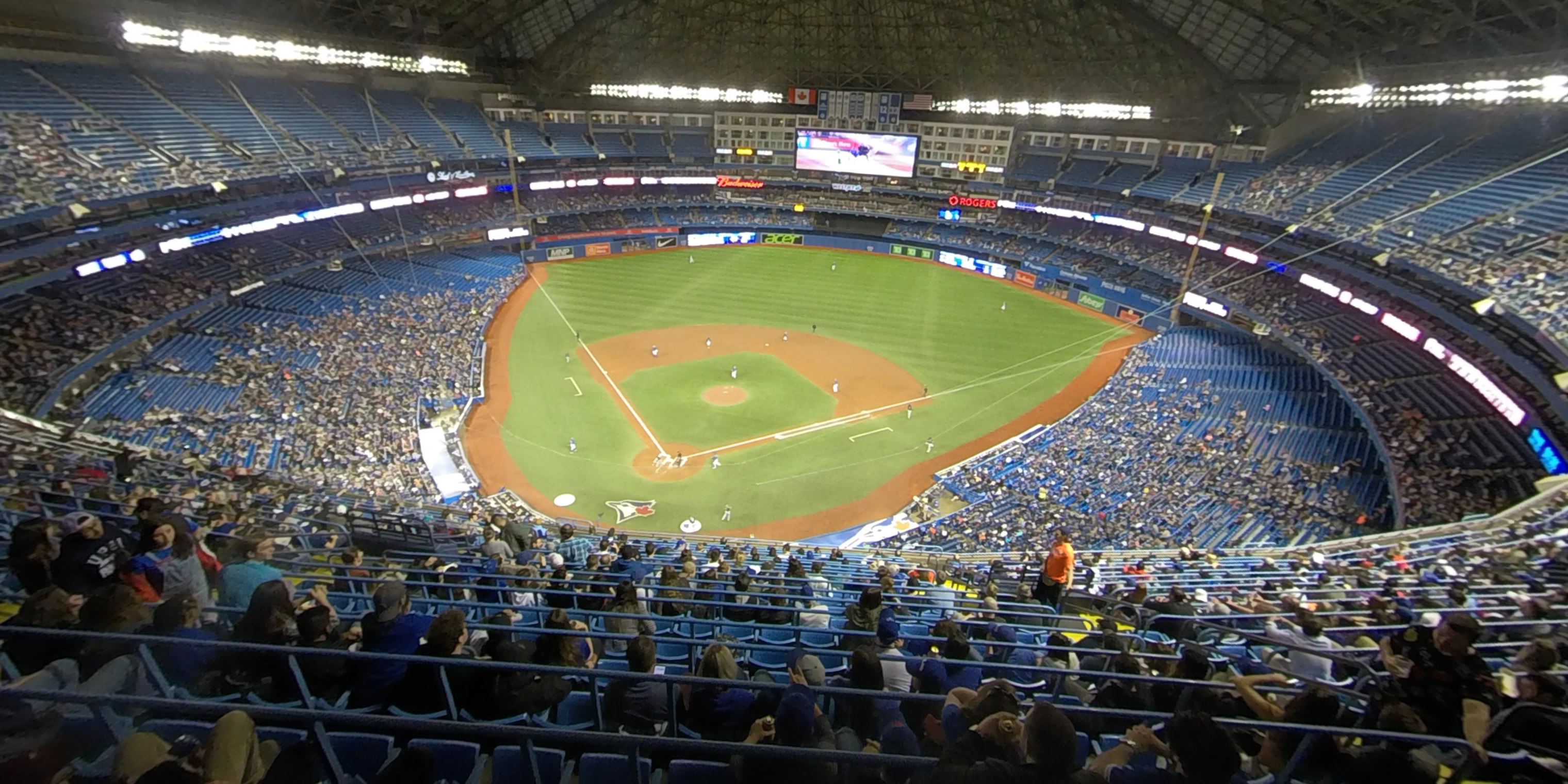 section 522 panoramic seat view  for baseball - rogers centre