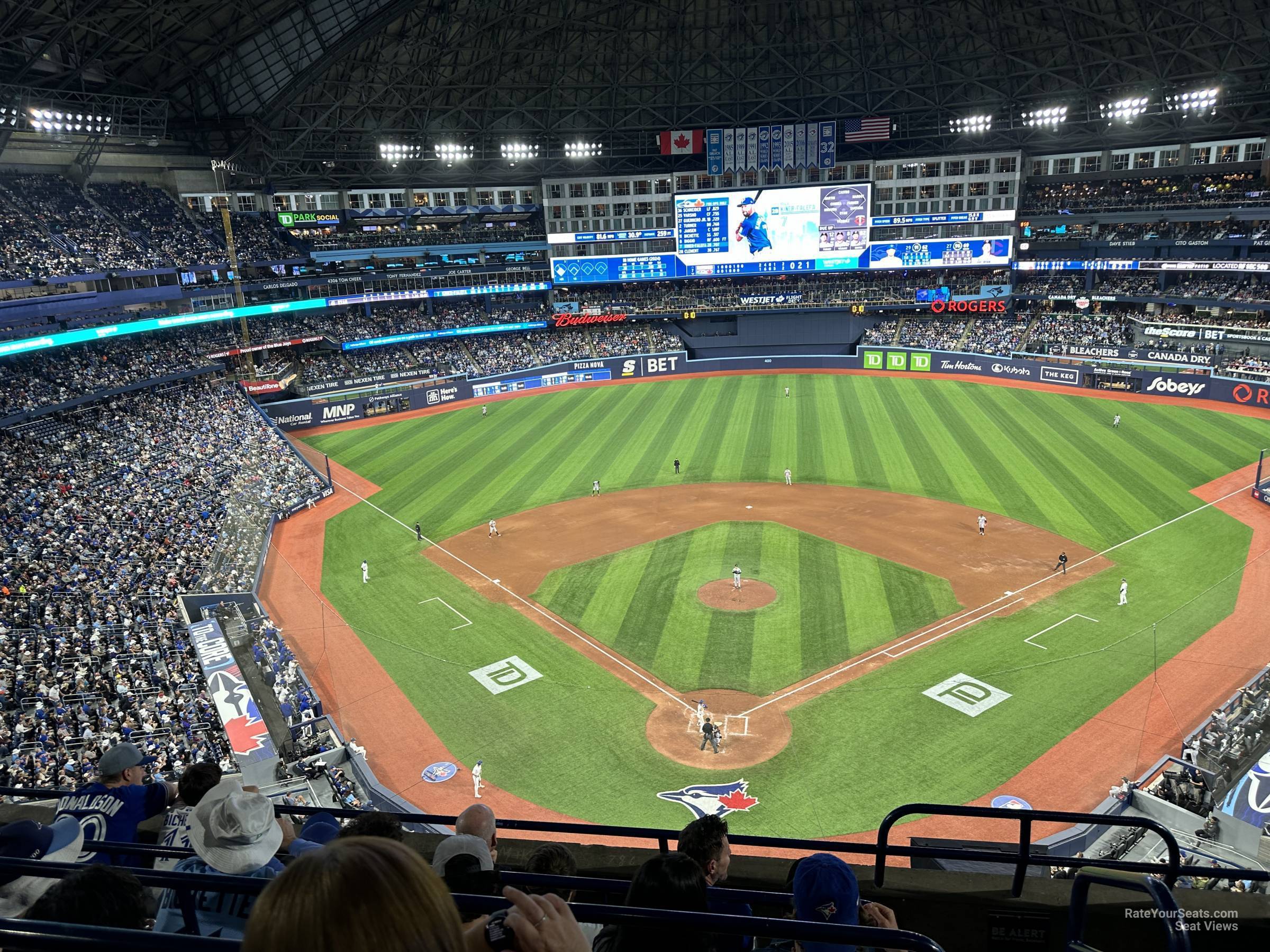 section 524, row 5 seat view  for baseball - rogers centre