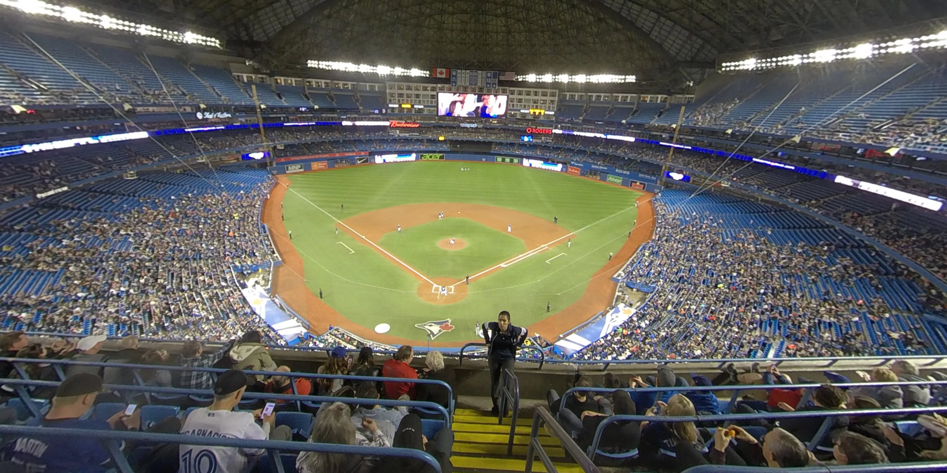 section 524 panoramic seat view  for baseball - rogers centre