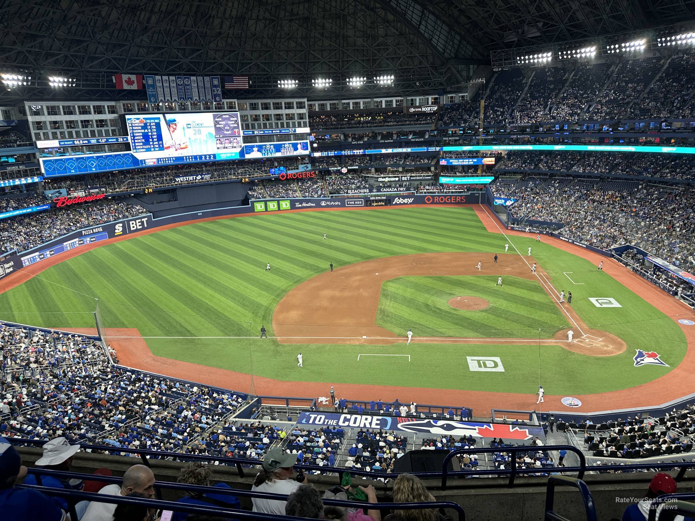 section 530, row 5 seat view  for baseball - rogers centre