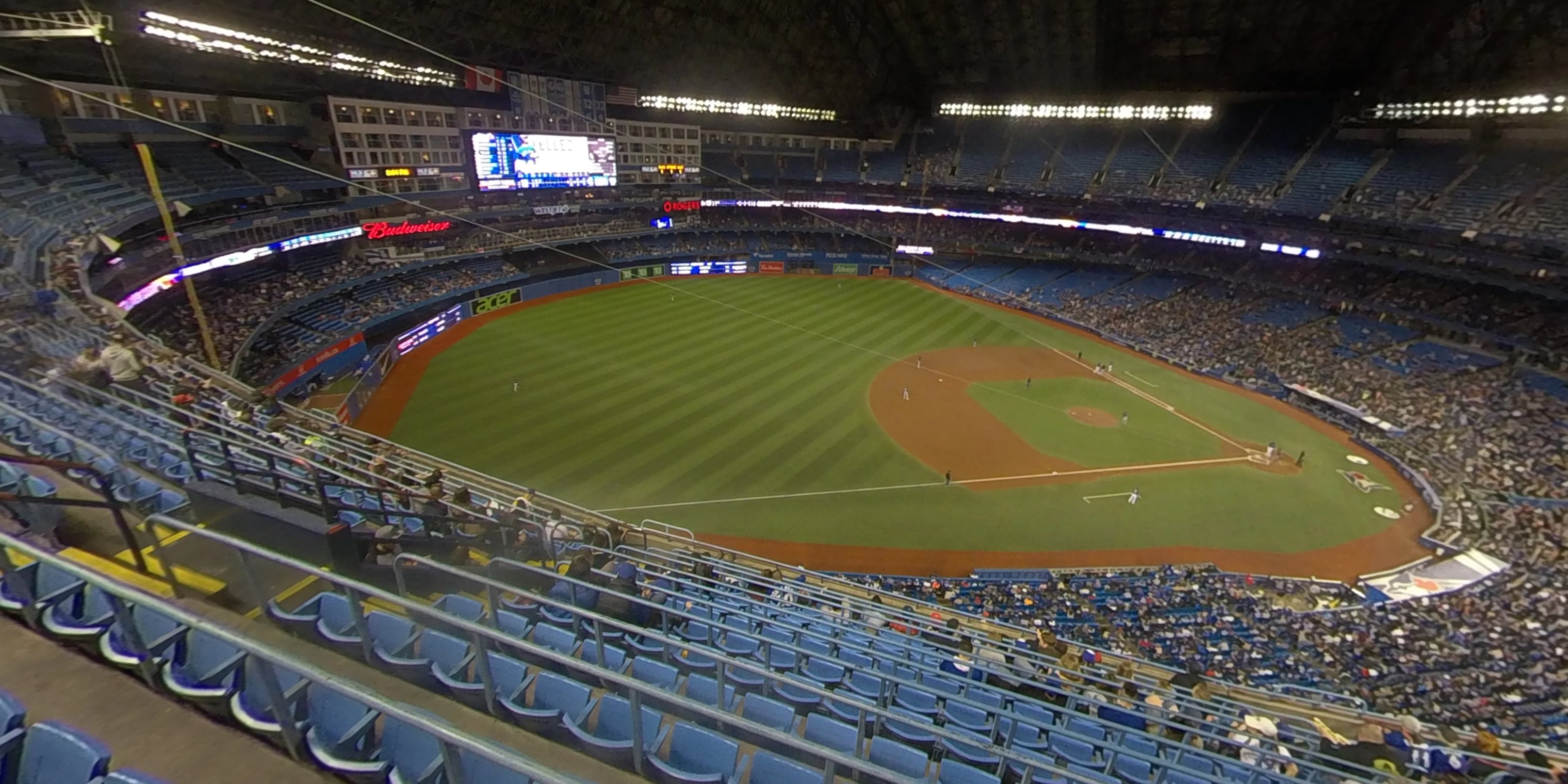 section 533 panoramic seat view  for baseball - rogers centre