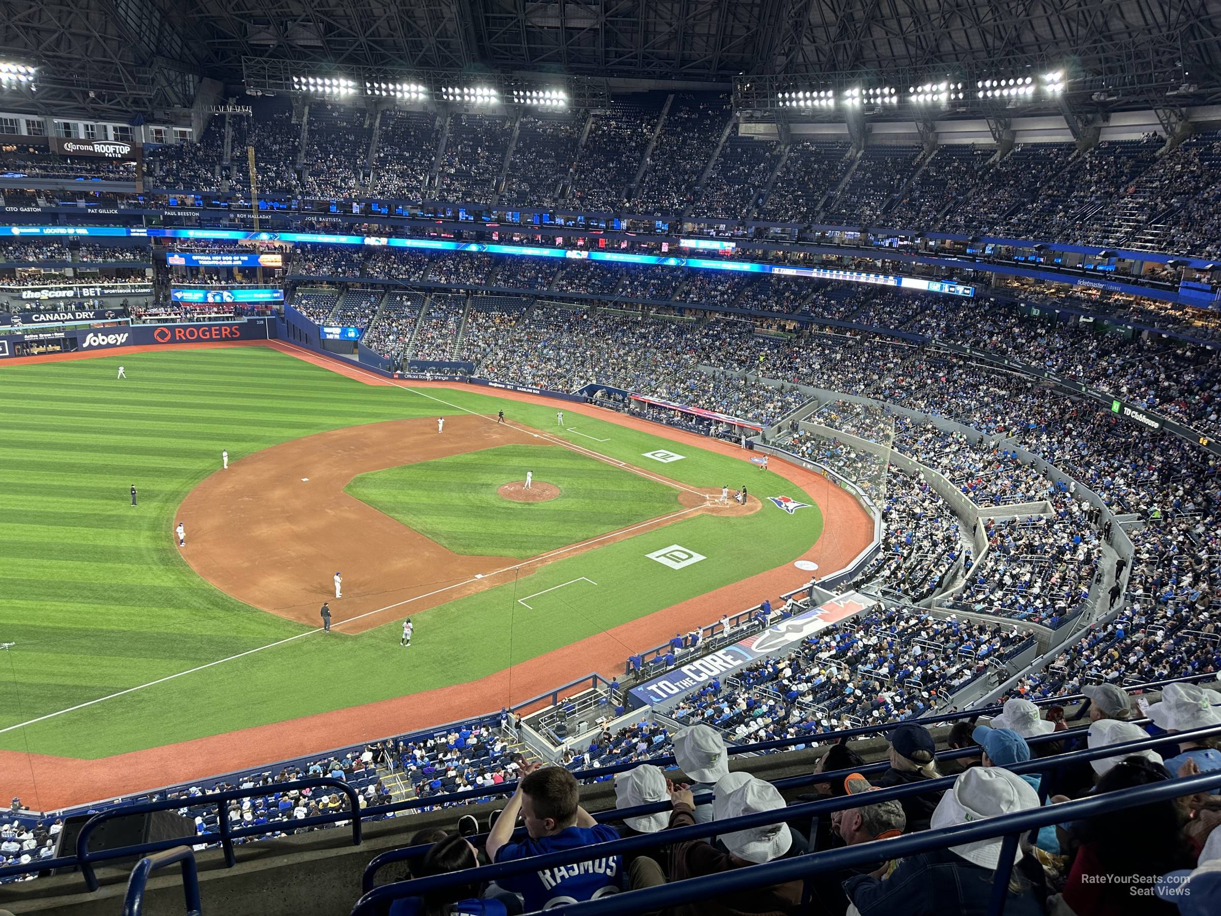 section 533, row 5 seat view  for baseball - rogers centre