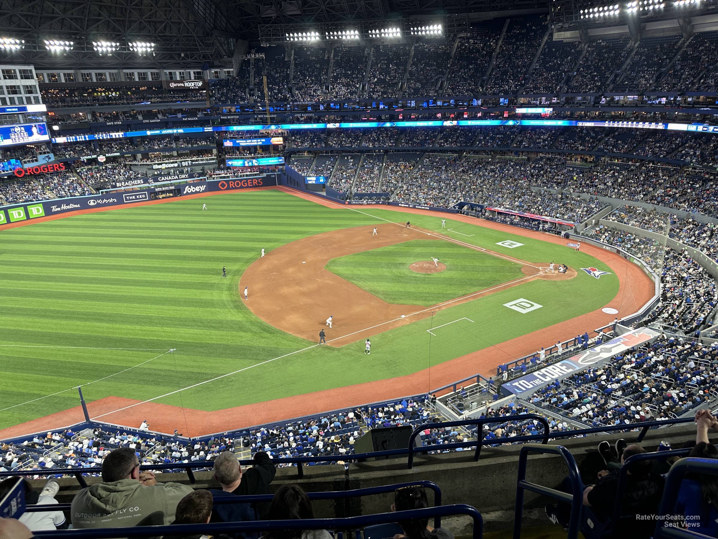 section 534, row 5 seat view  for baseball - rogers centre