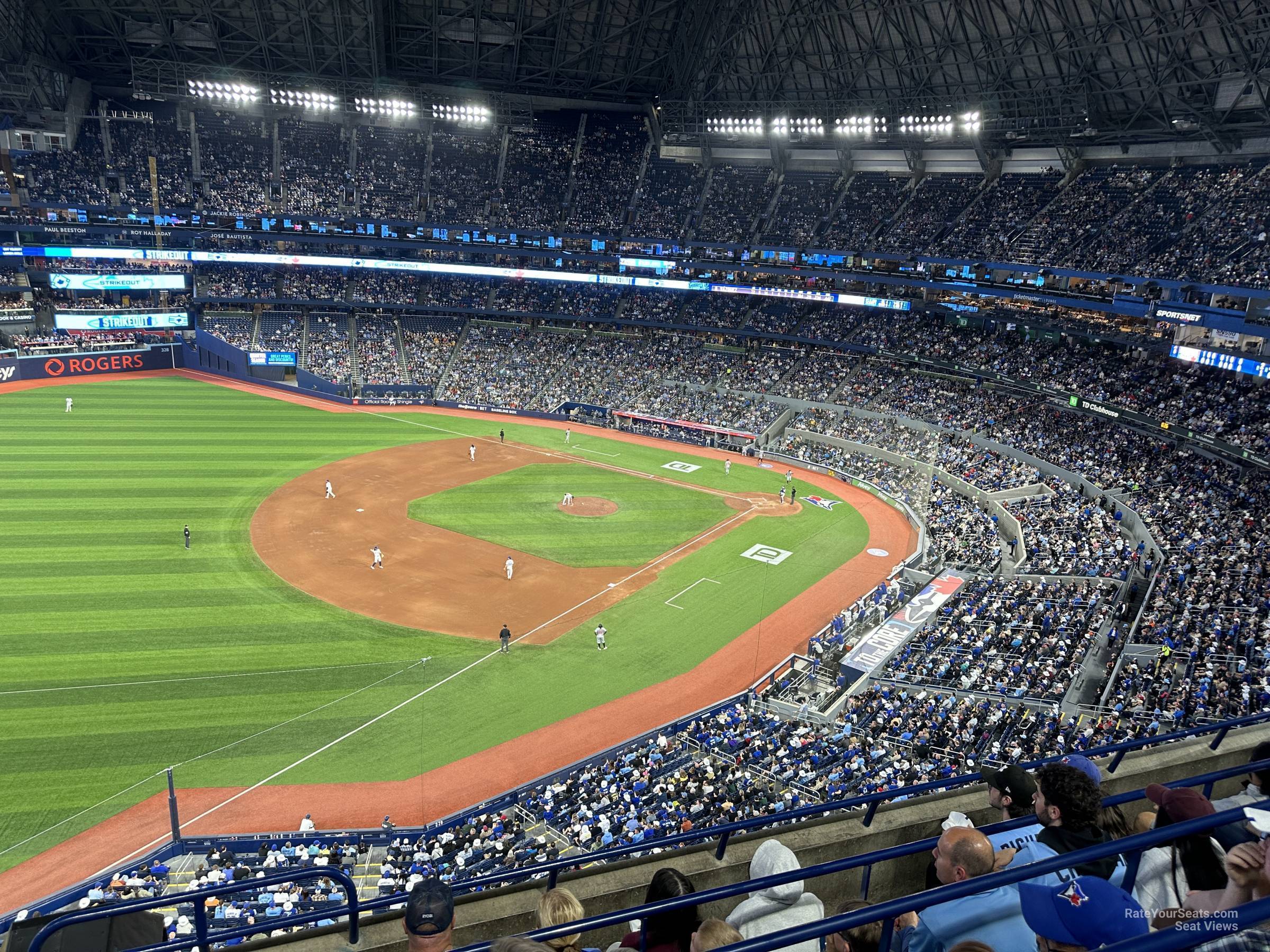 section 535, row 5 seat view  for baseball - rogers centre