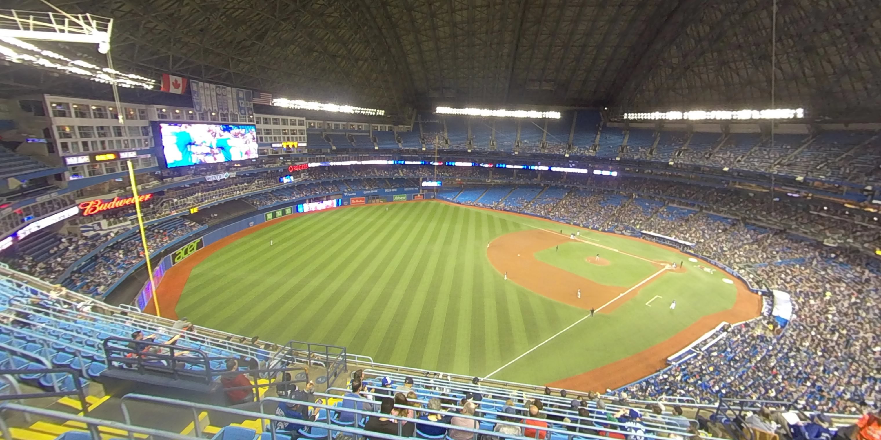 section 537 panoramic seat view  for baseball - rogers centre