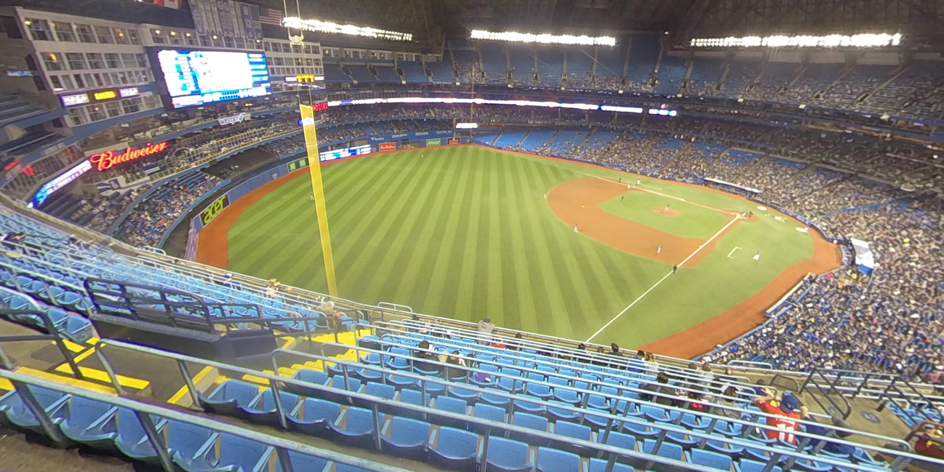 section 538 panoramic seat view  for baseball - rogers centre