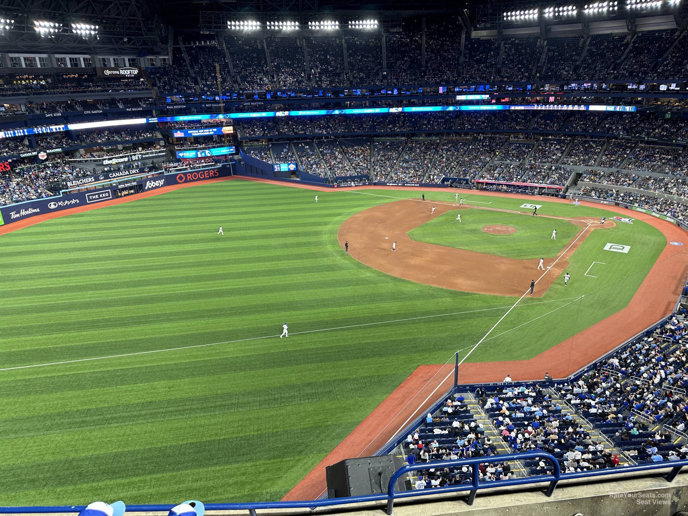 section 538, row 5 seat view  for baseball - rogers centre