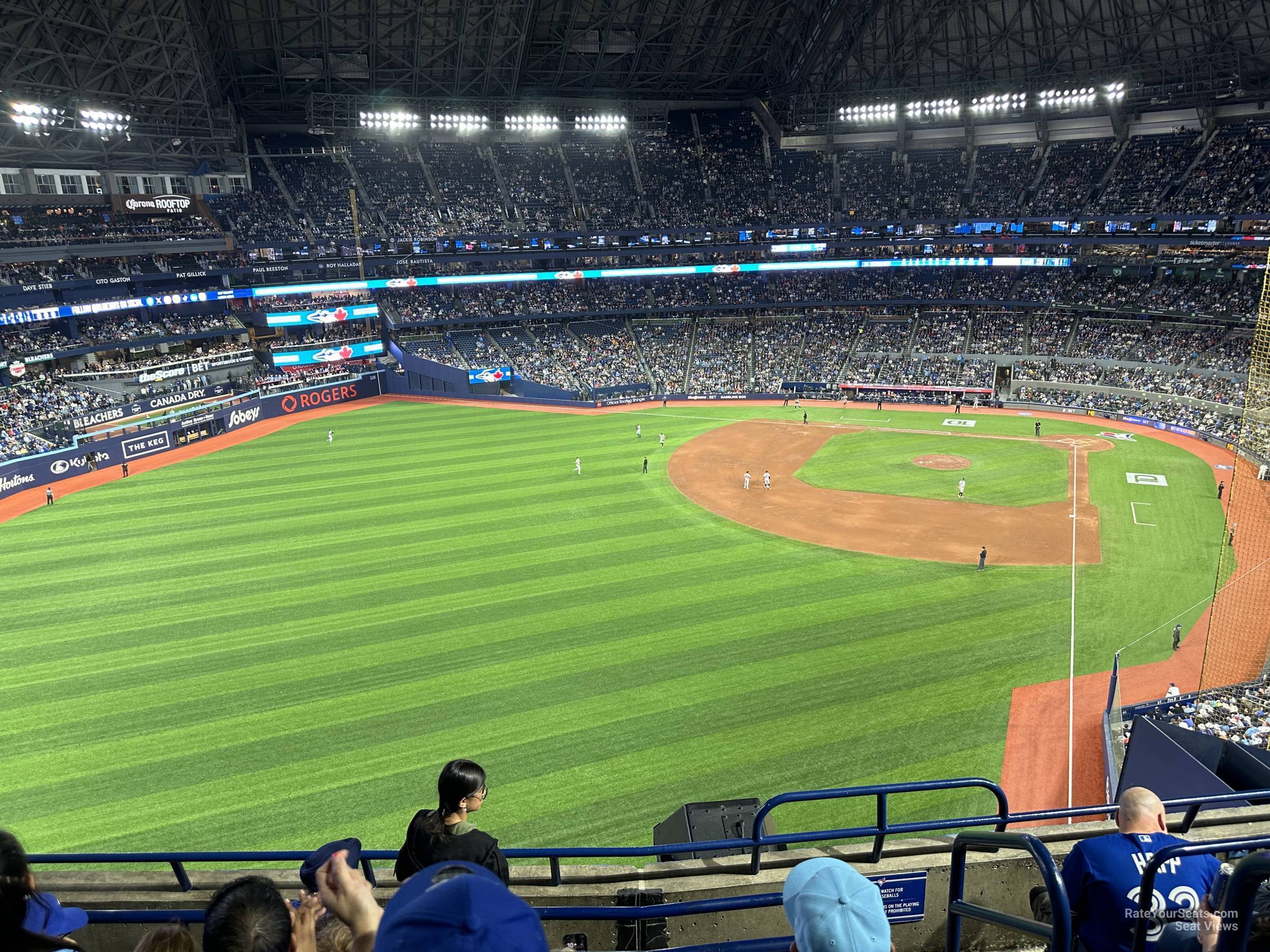 section 540, row 5 seat view  for baseball - rogers centre