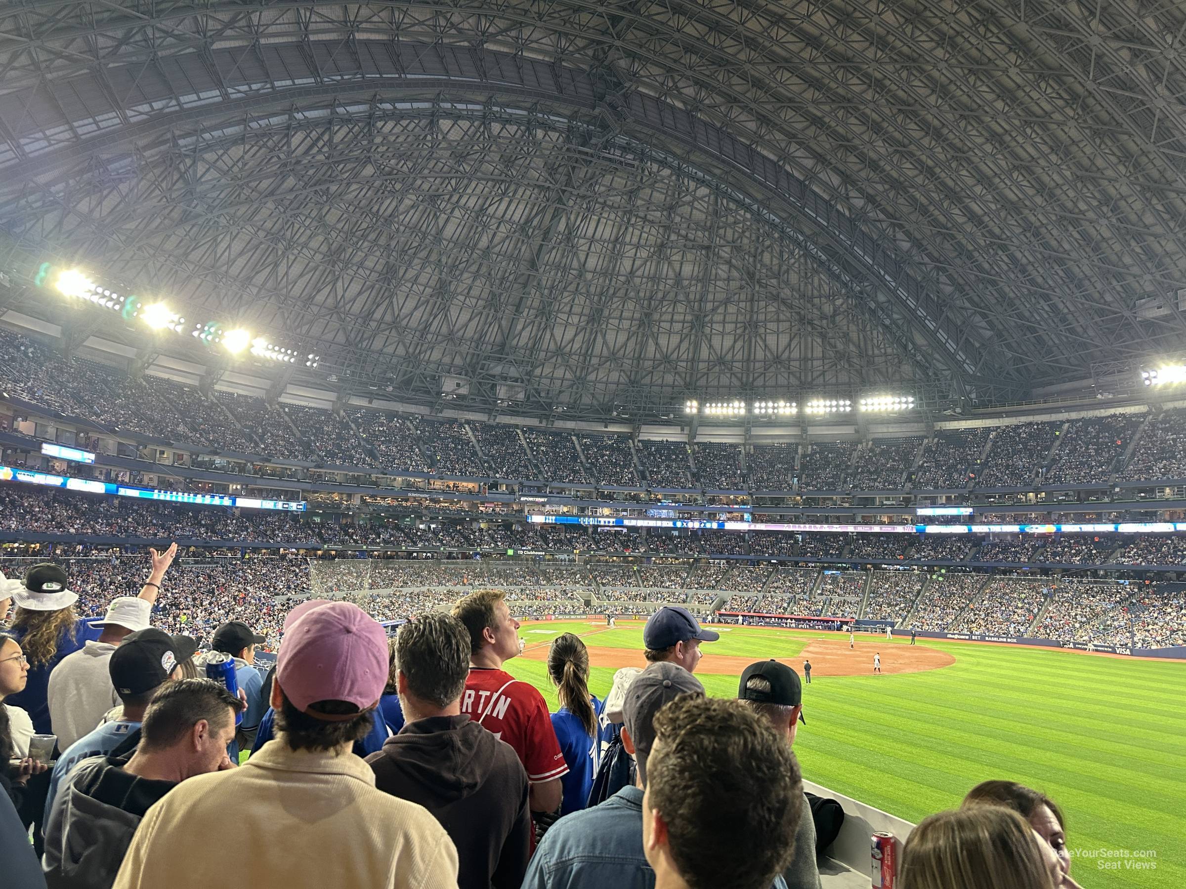 general admission seat view for baseball - rogers centre
