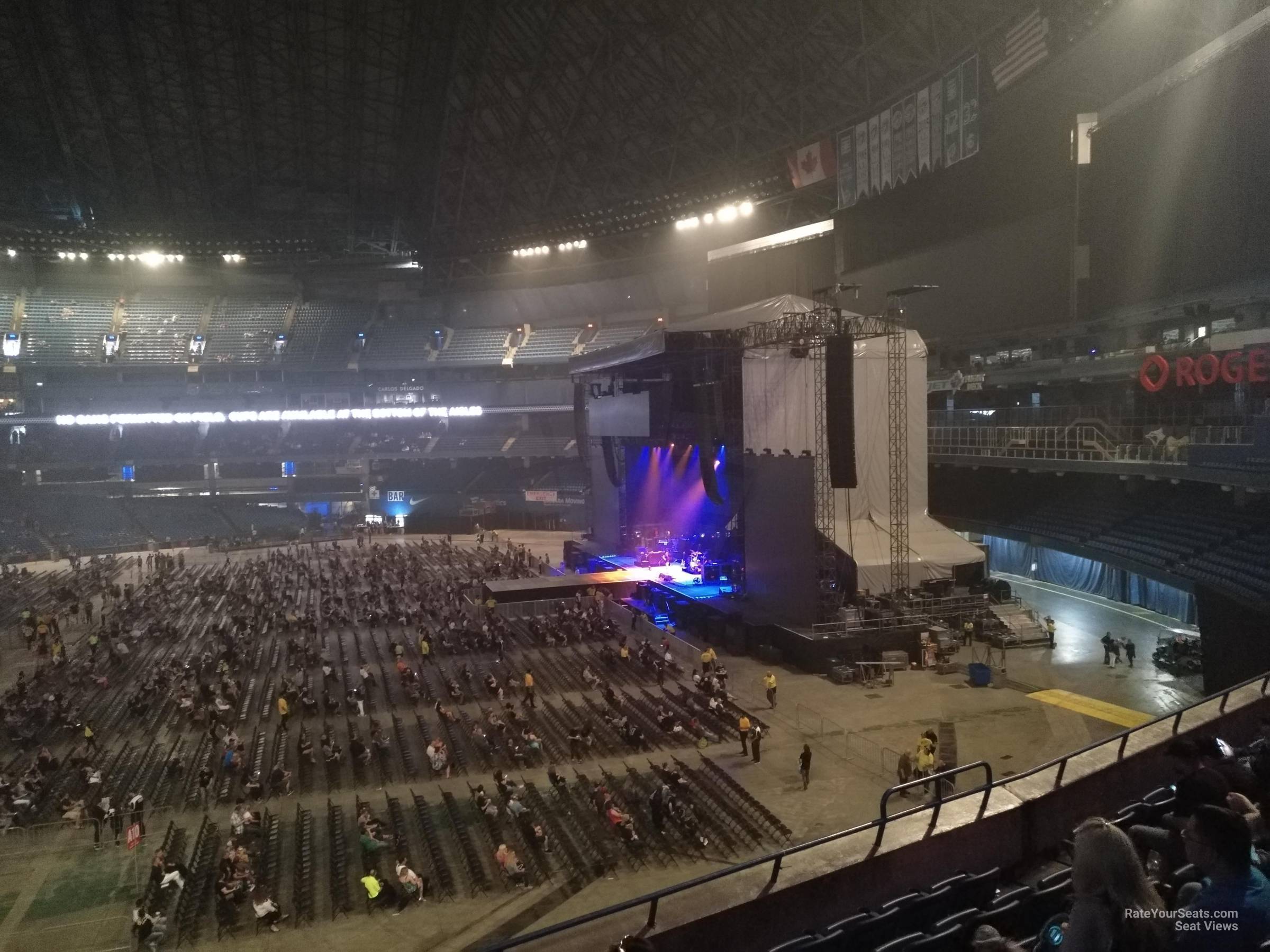 section 210, row 7 seat view  for concert - rogers centre