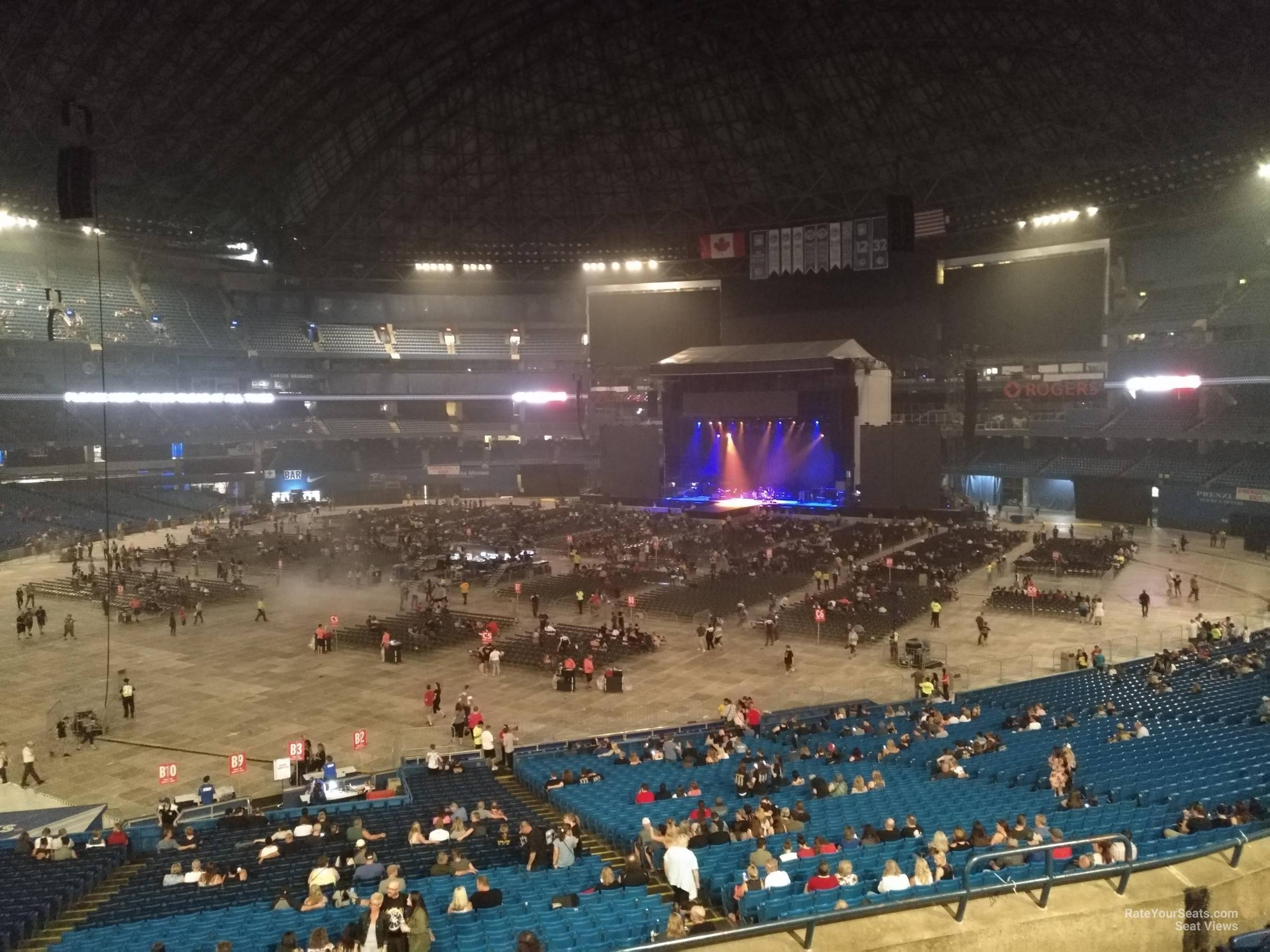 section 219, row 7 seat view  for concert - rogers centre