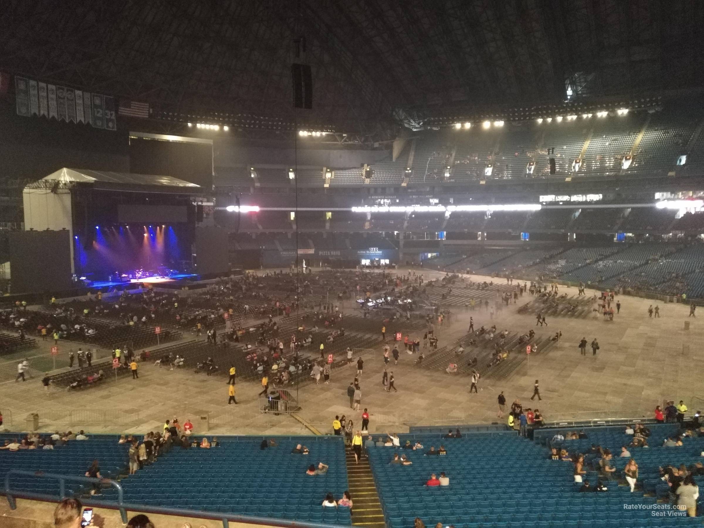 section 233, row 7 seat view  for concert - rogers centre