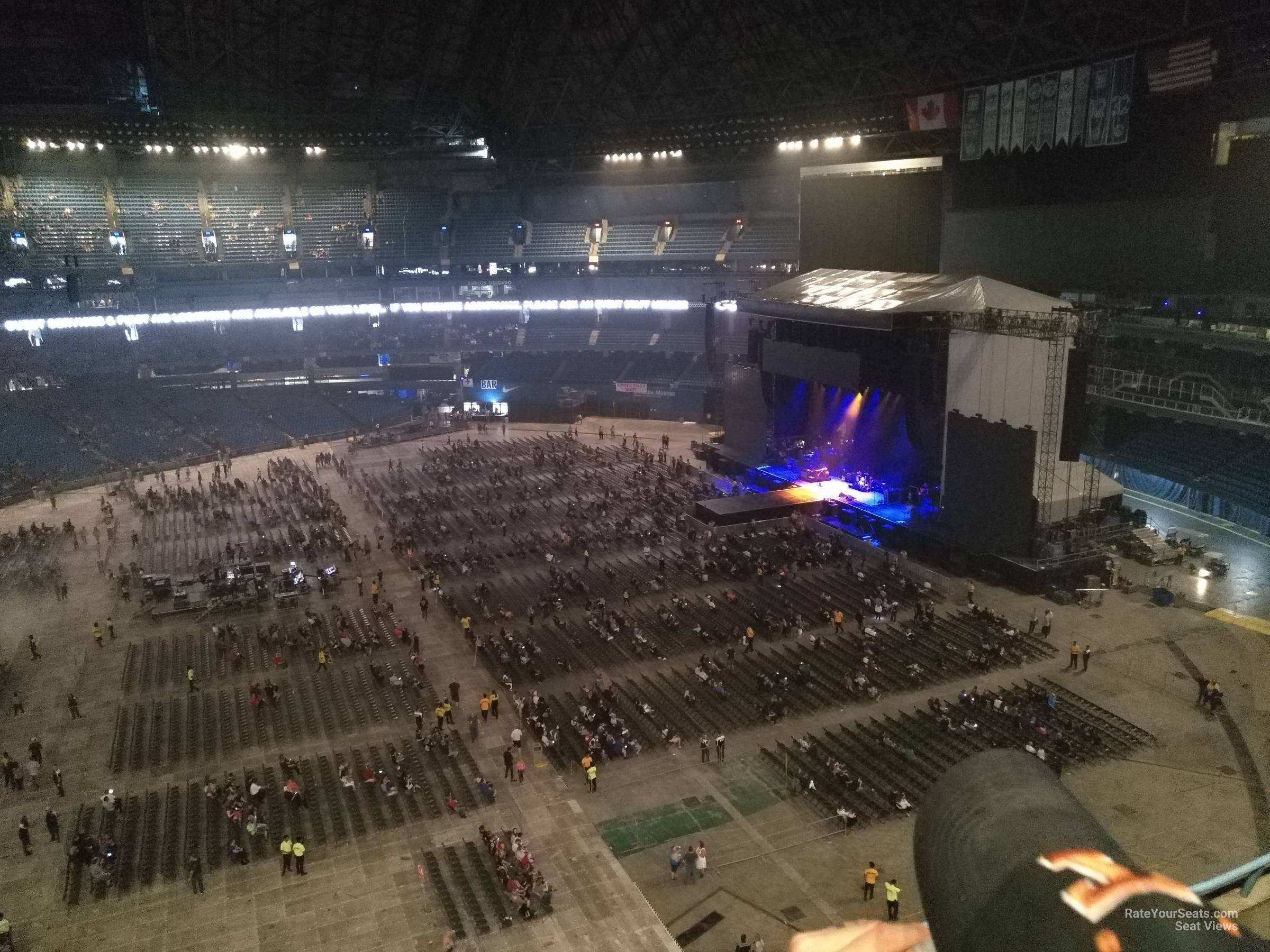section 512, row 5 seat view  for concert - rogers centre