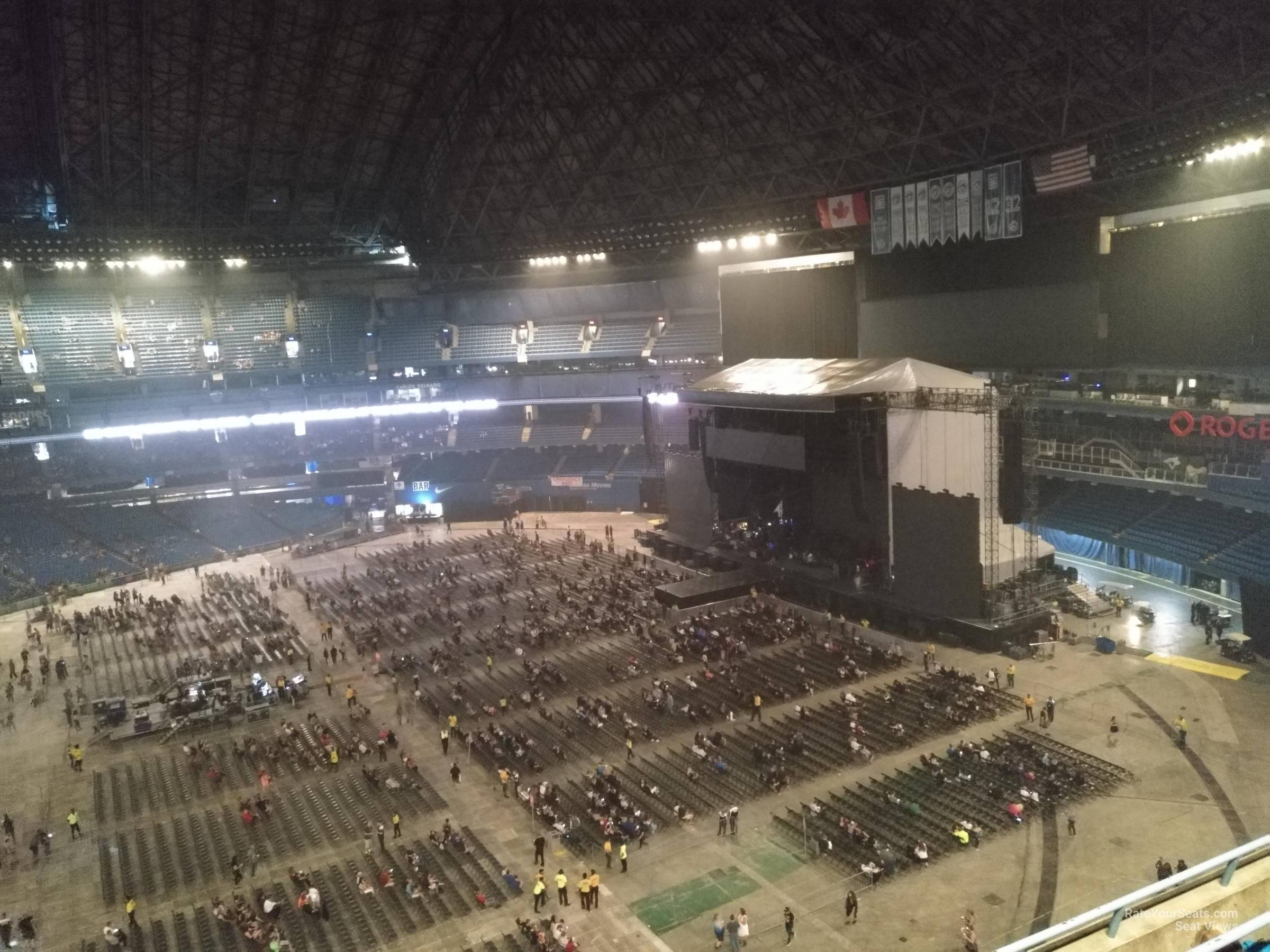 section 513, row 5 seat view  for concert - rogers centre