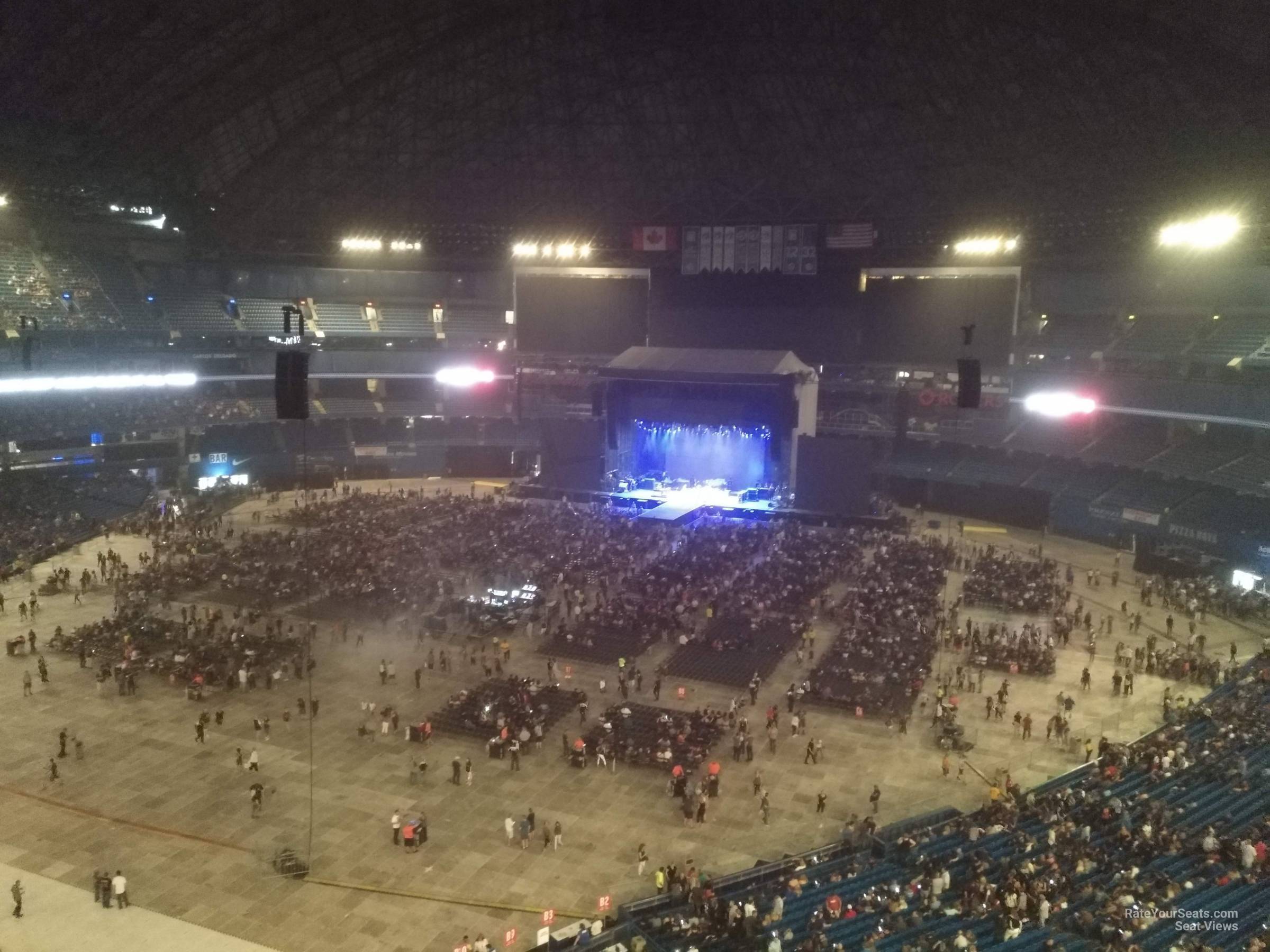 section 520, row 5 seat view  for concert - rogers centre