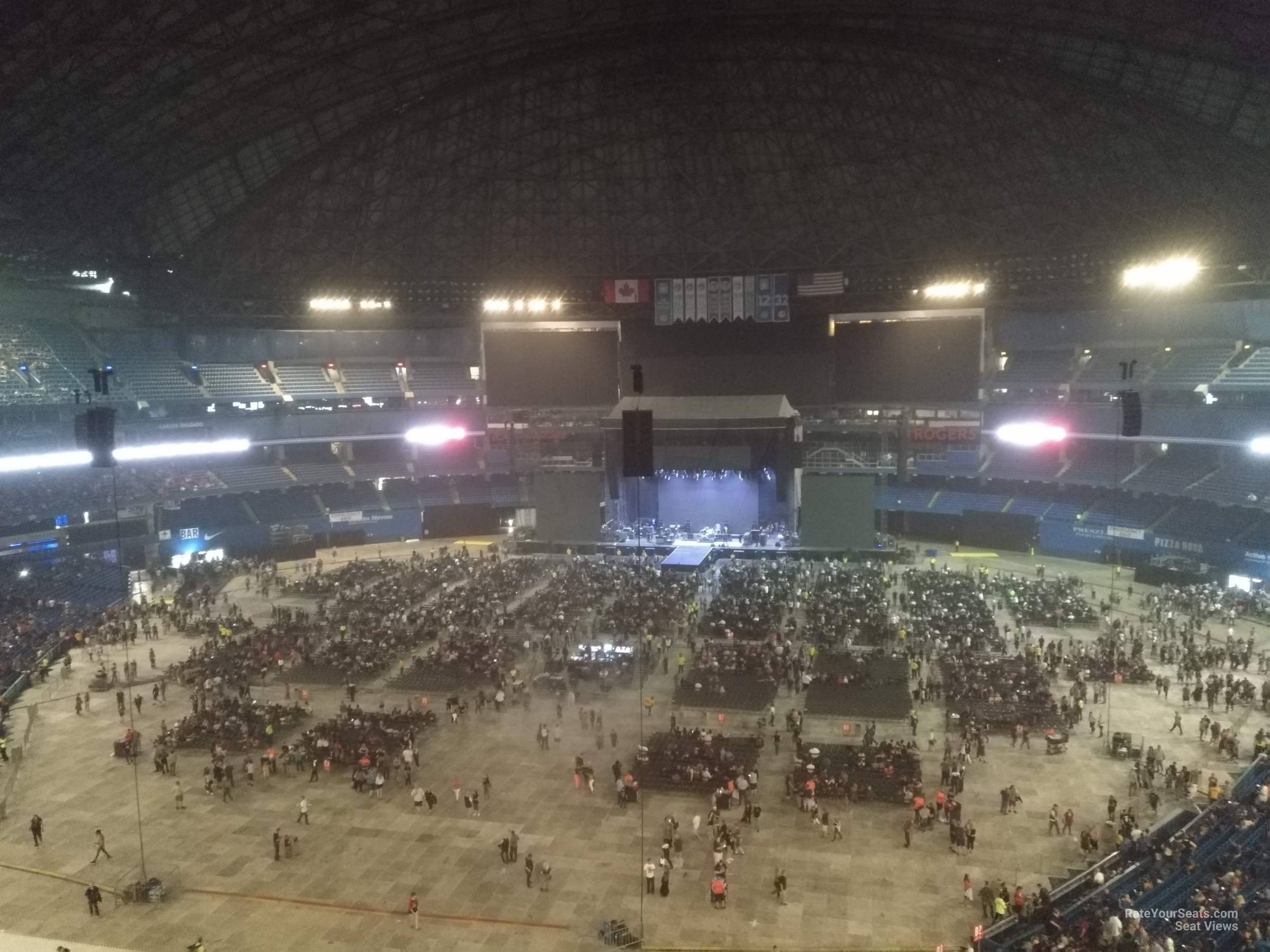section 522, row 5 seat view  for concert - rogers centre
