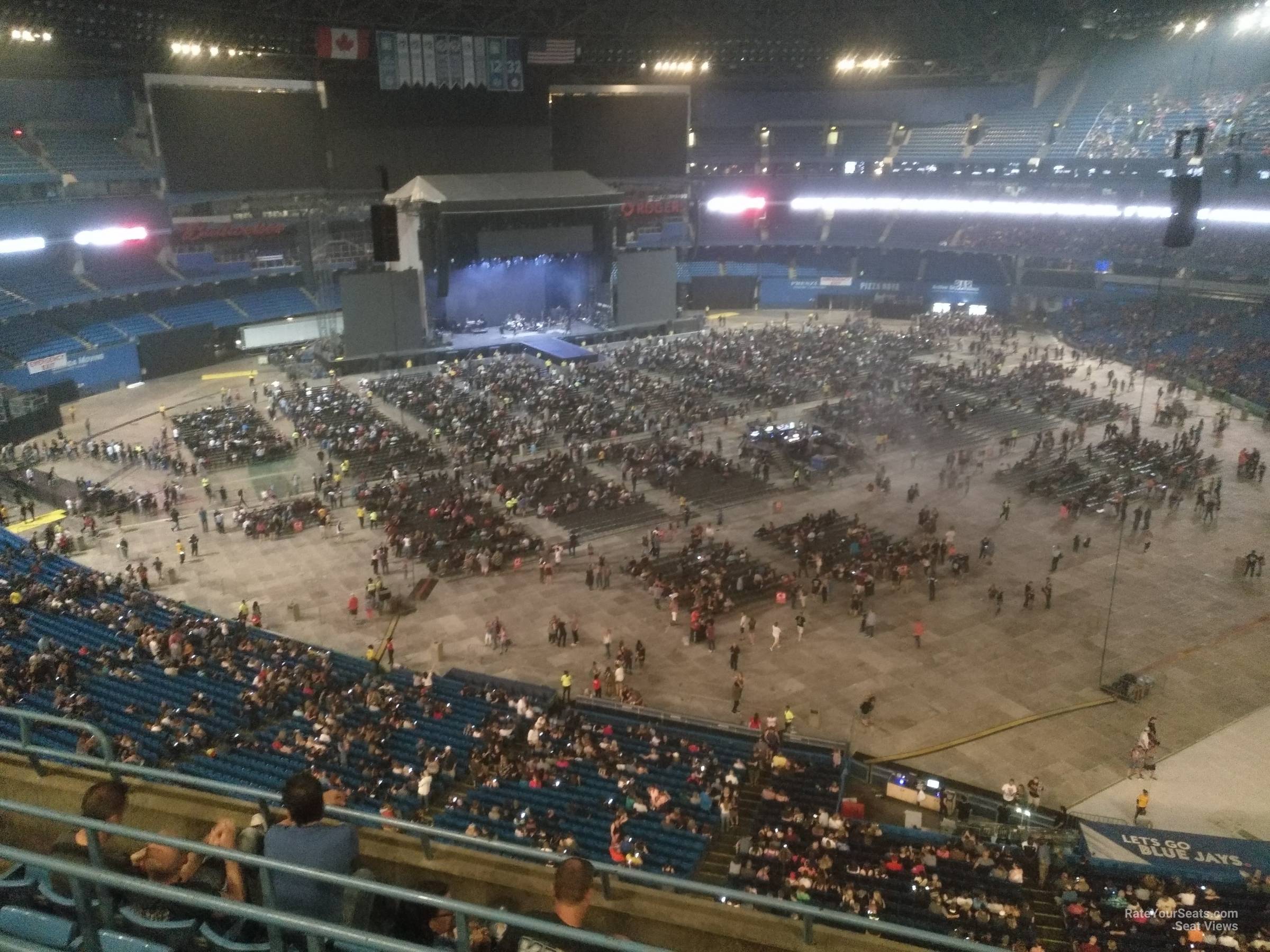 section 529, row 5 seat view  for concert - rogers centre
