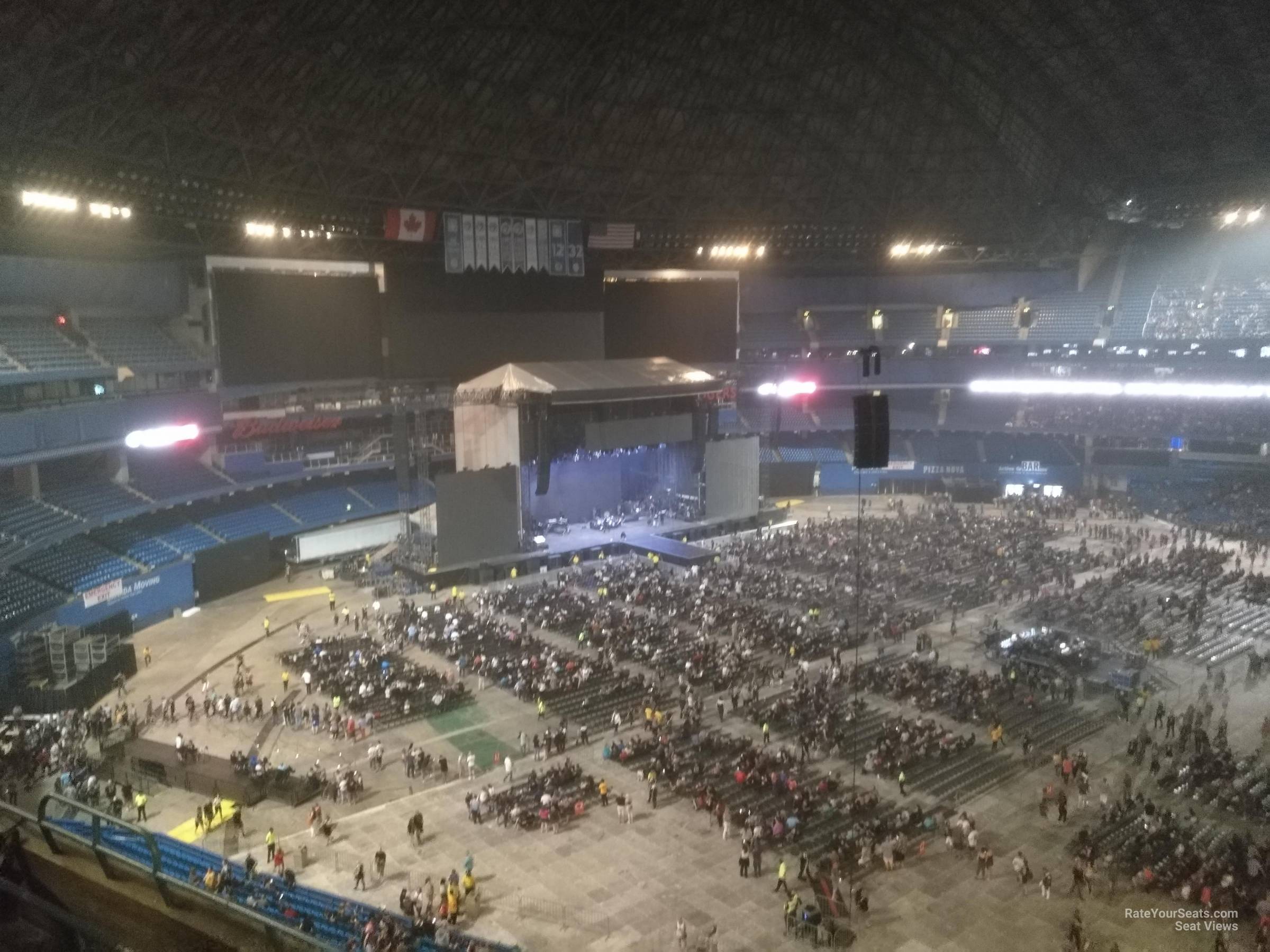section 532, row 5 seat view  for concert - rogers centre