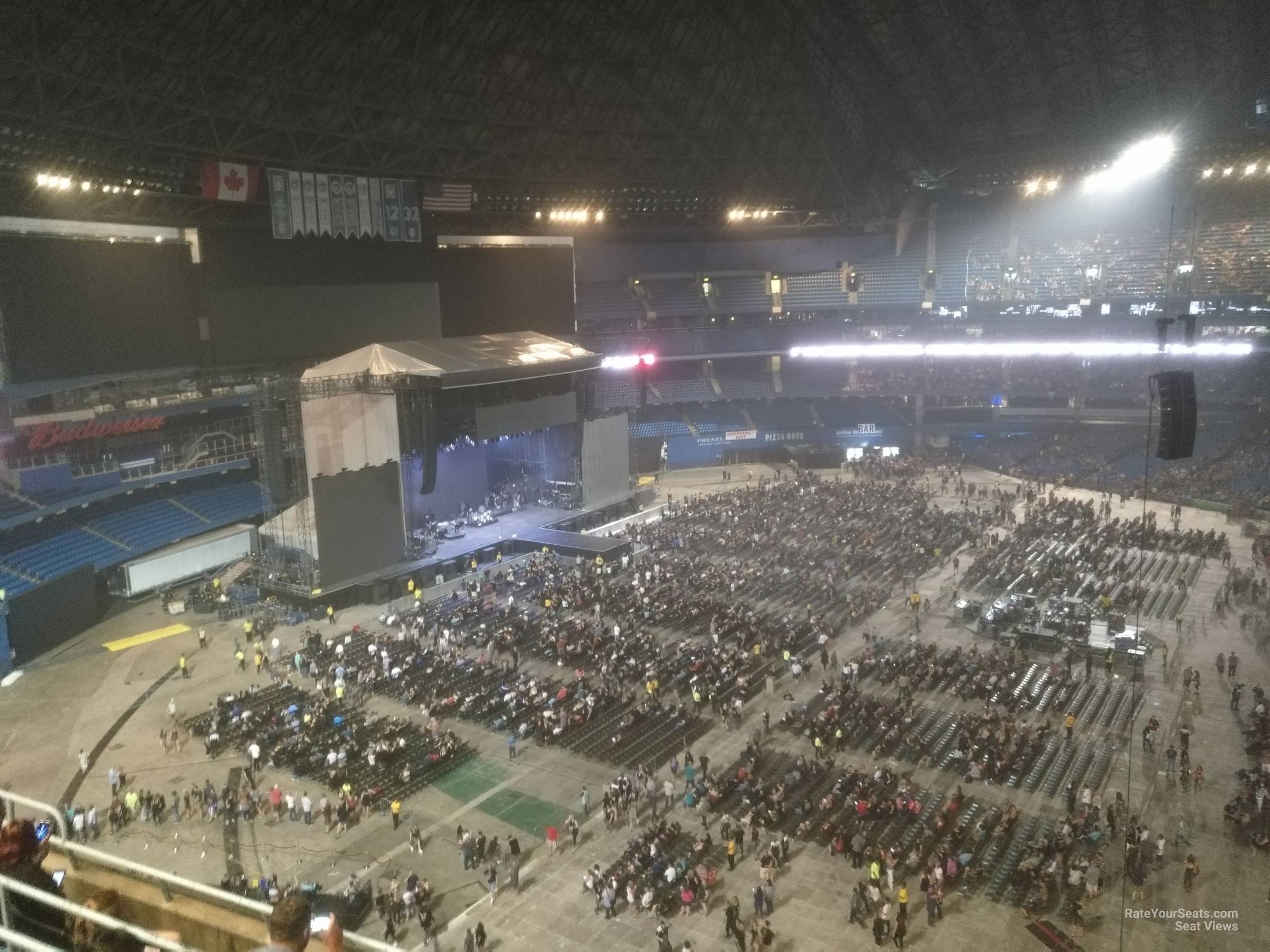 section 534, row 5 seat view  for concert - rogers centre