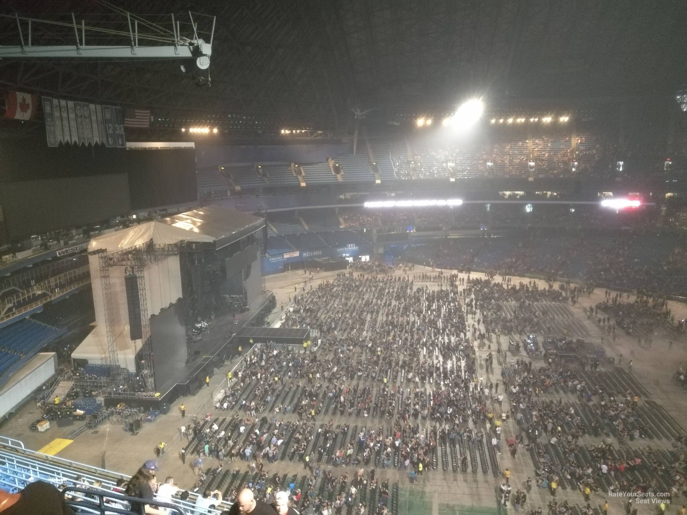 section 538, row 15 seat view  for concert - rogers centre