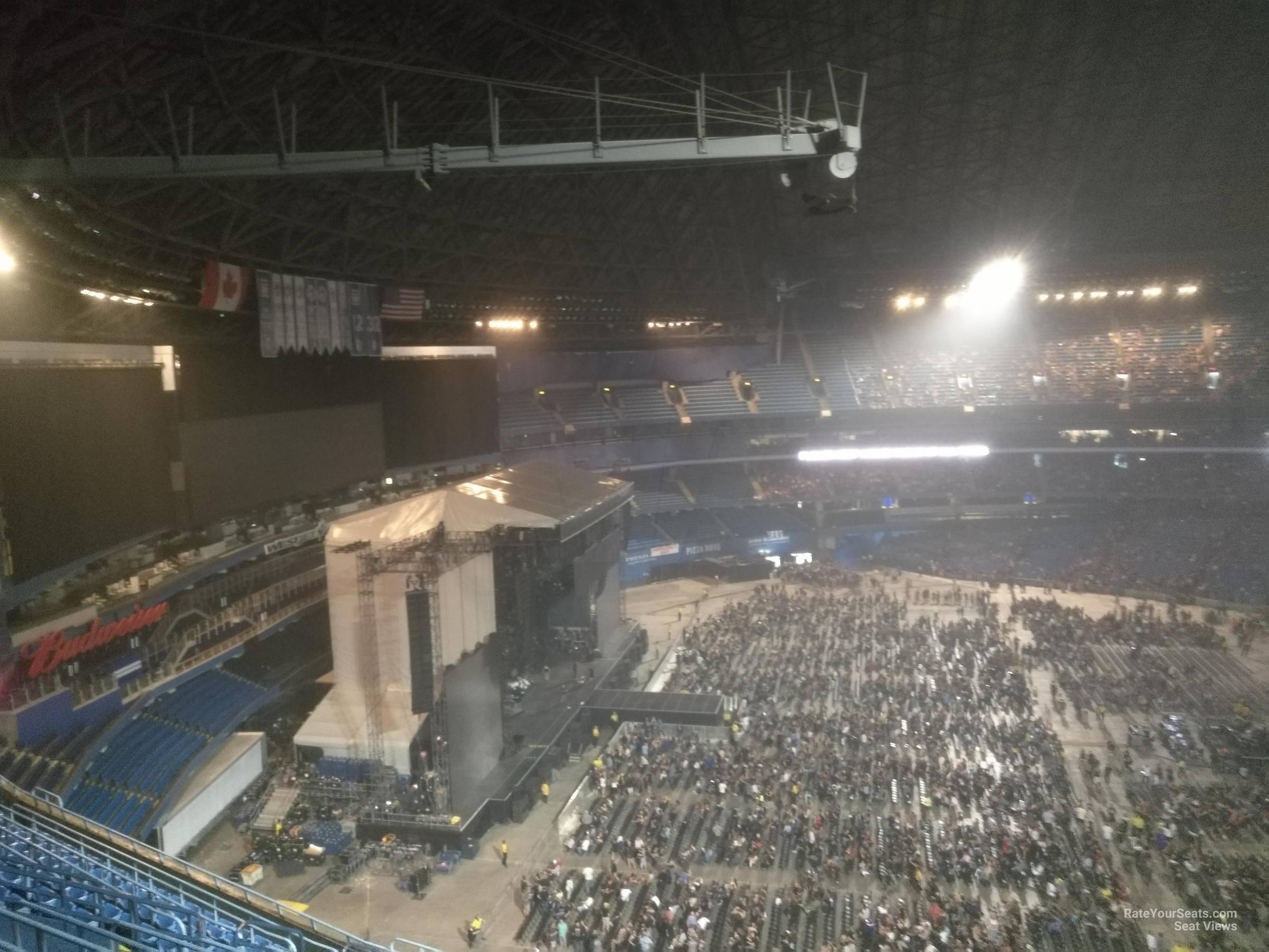 section 539, row 15 seat view  for concert - rogers centre