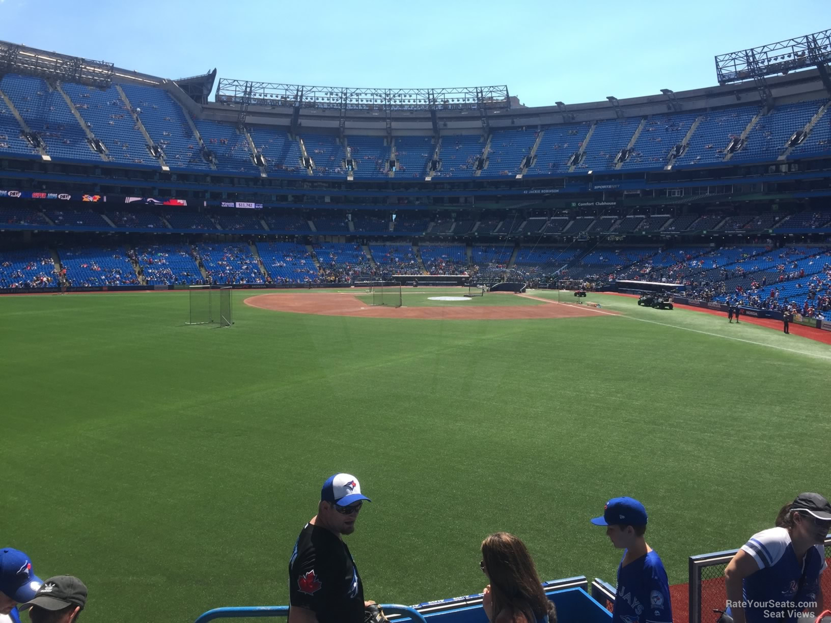 section 138b, row 6 seat view  for baseball - rogers centre