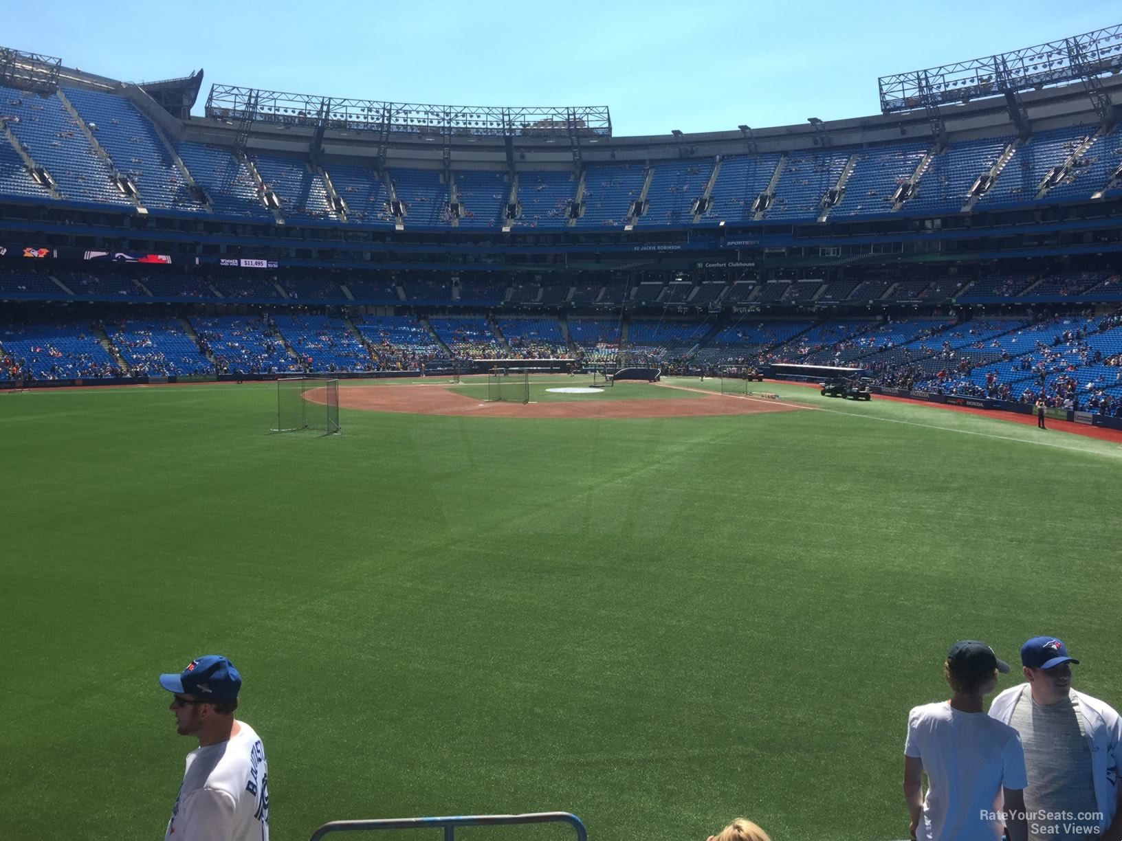 section 139b, row 6 seat view  for baseball - rogers centre