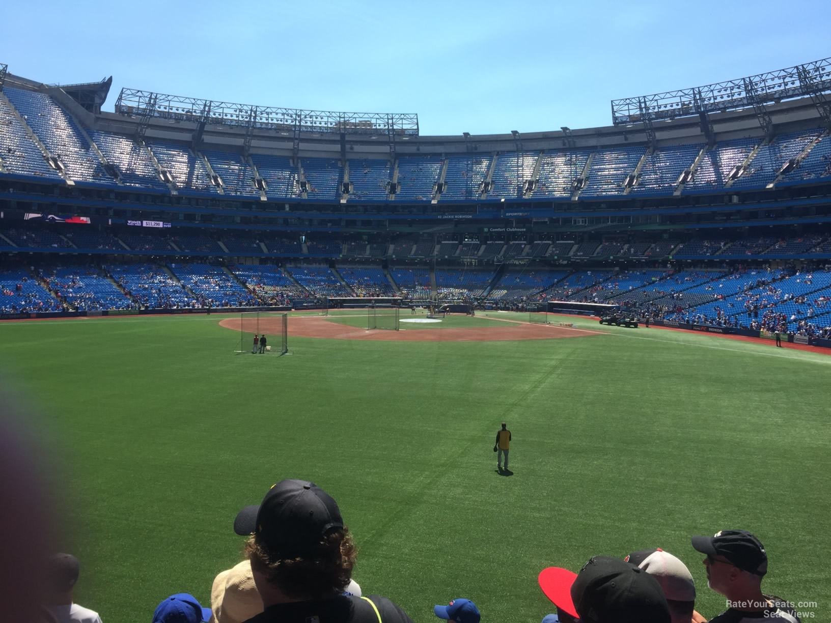 section 140b, row 6 seat view  for baseball - rogers centre