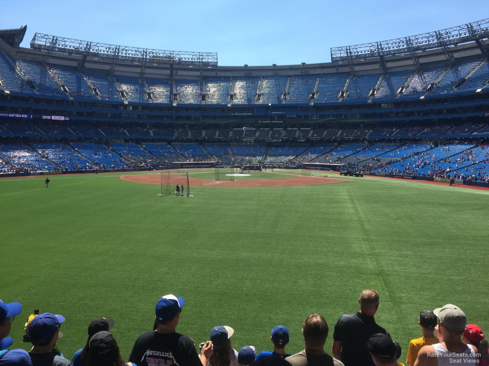 section 141b, row 6 seat view  for baseball - rogers centre