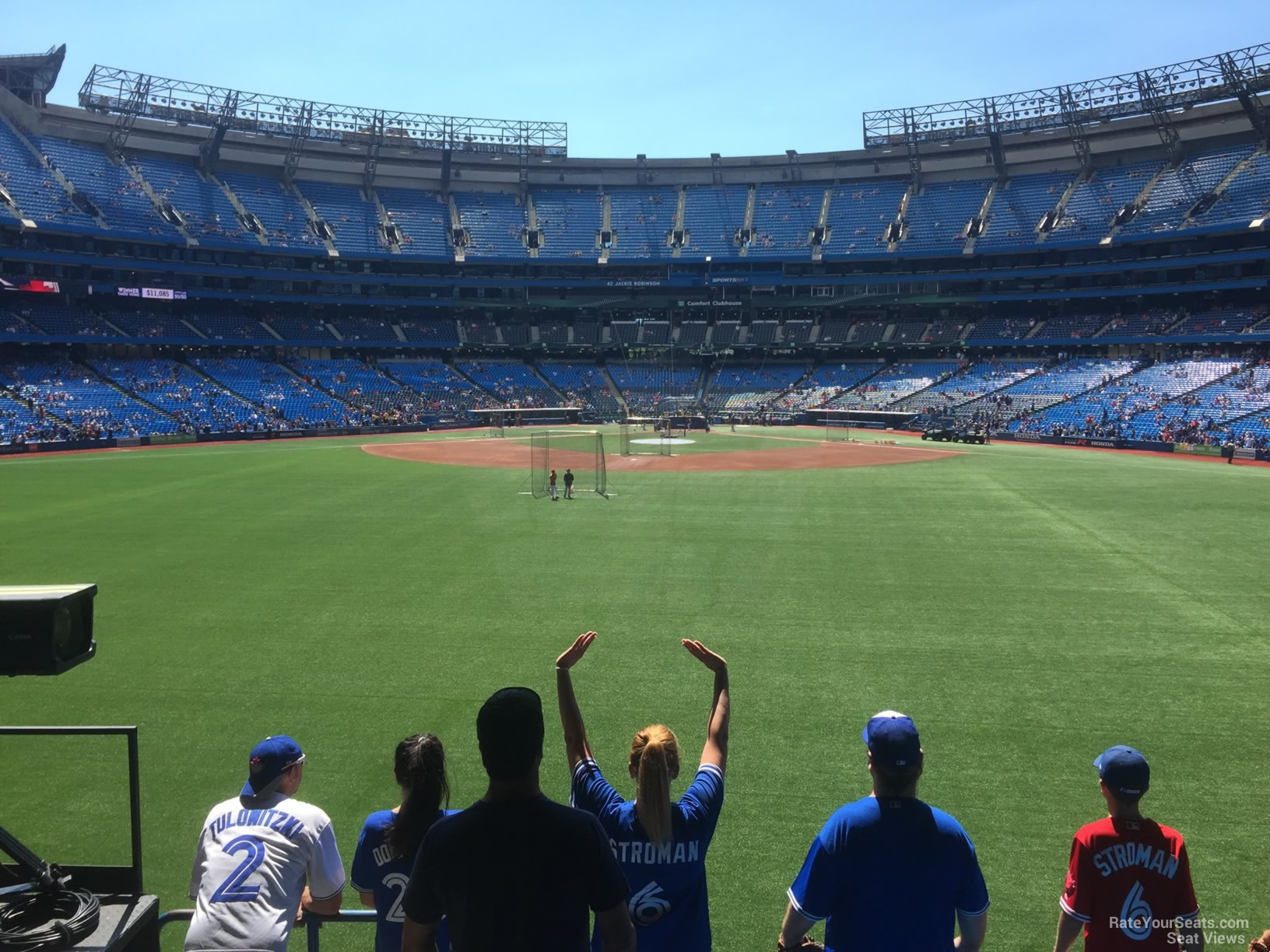 section 142b, row 6 seat view  for baseball - rogers centre
