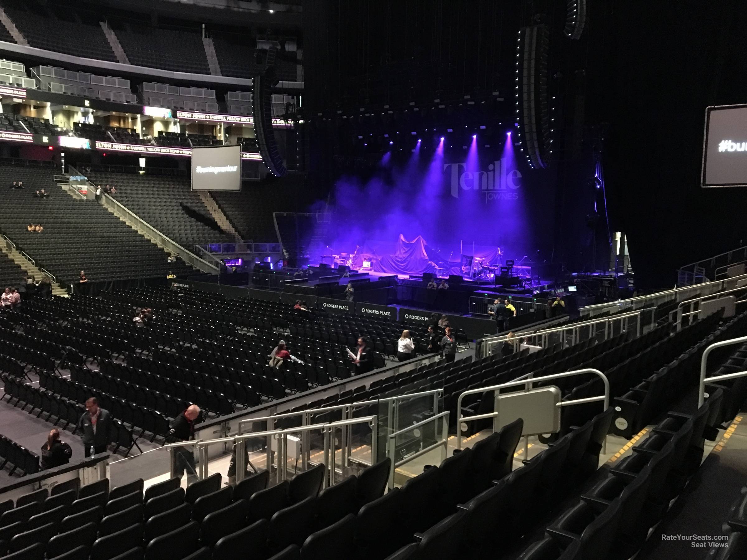 Section 103 at Rogers Place for Concerts