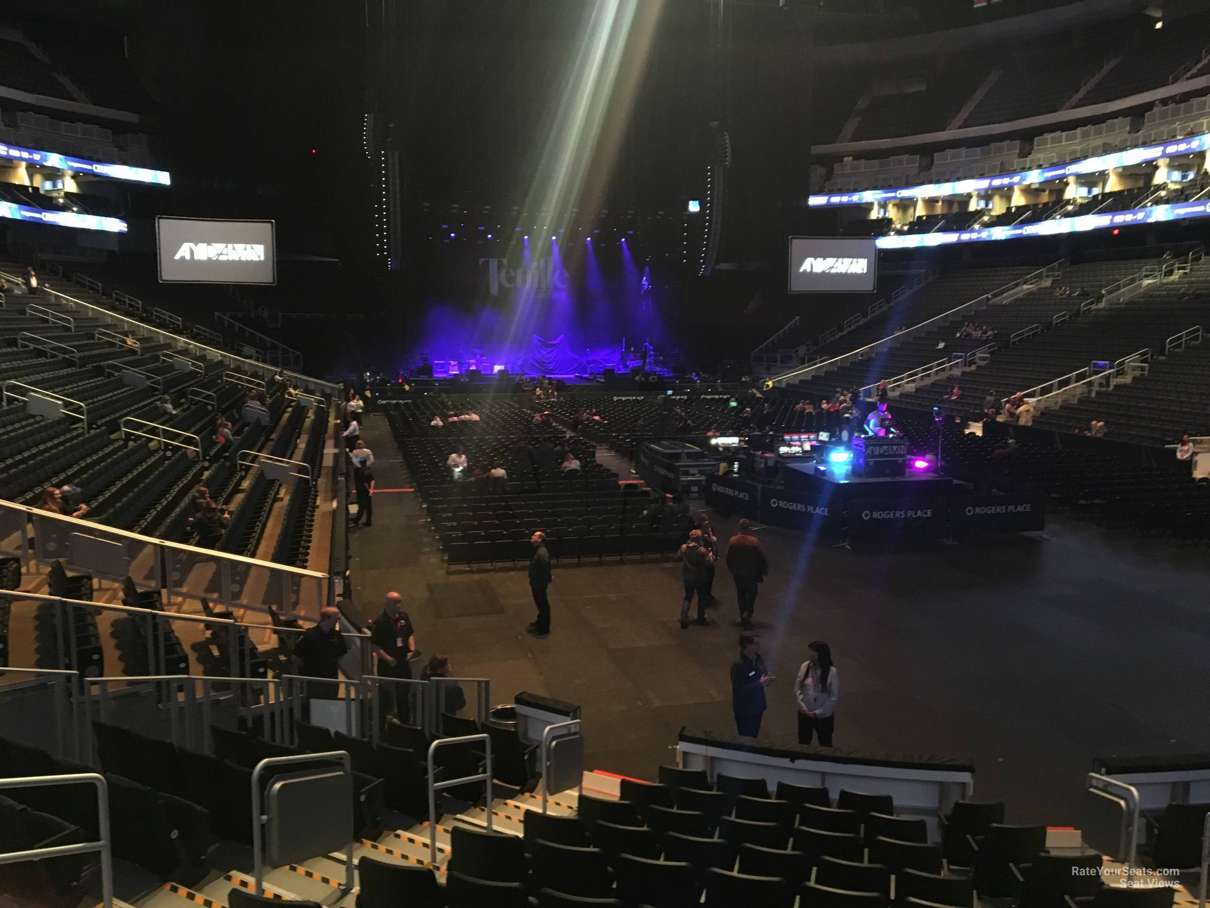 section 113, row 10 seat view  for concert - rogers place