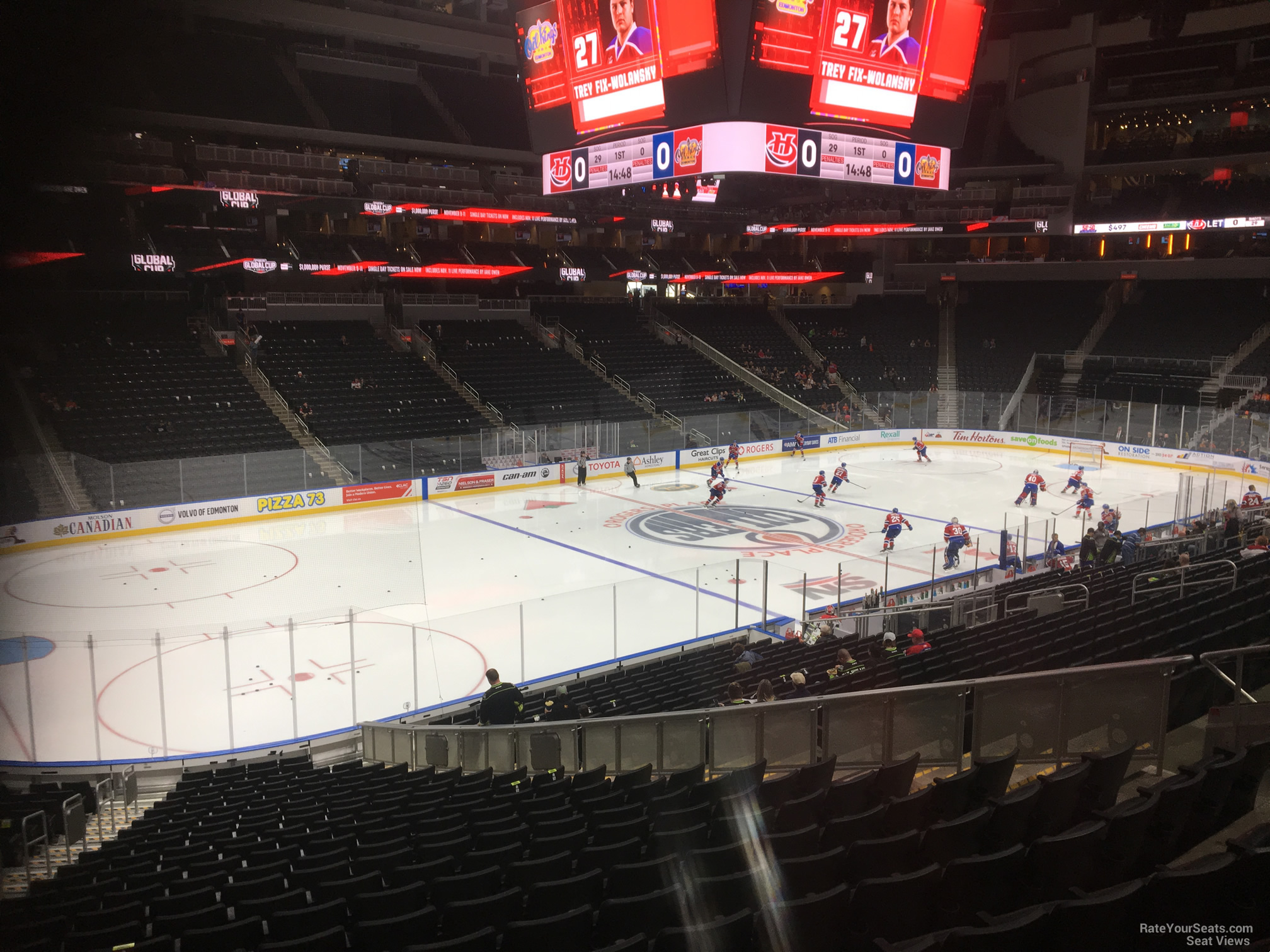 Rogers Place Section 105 - Edmonton Oilers - RateYourSeats.com