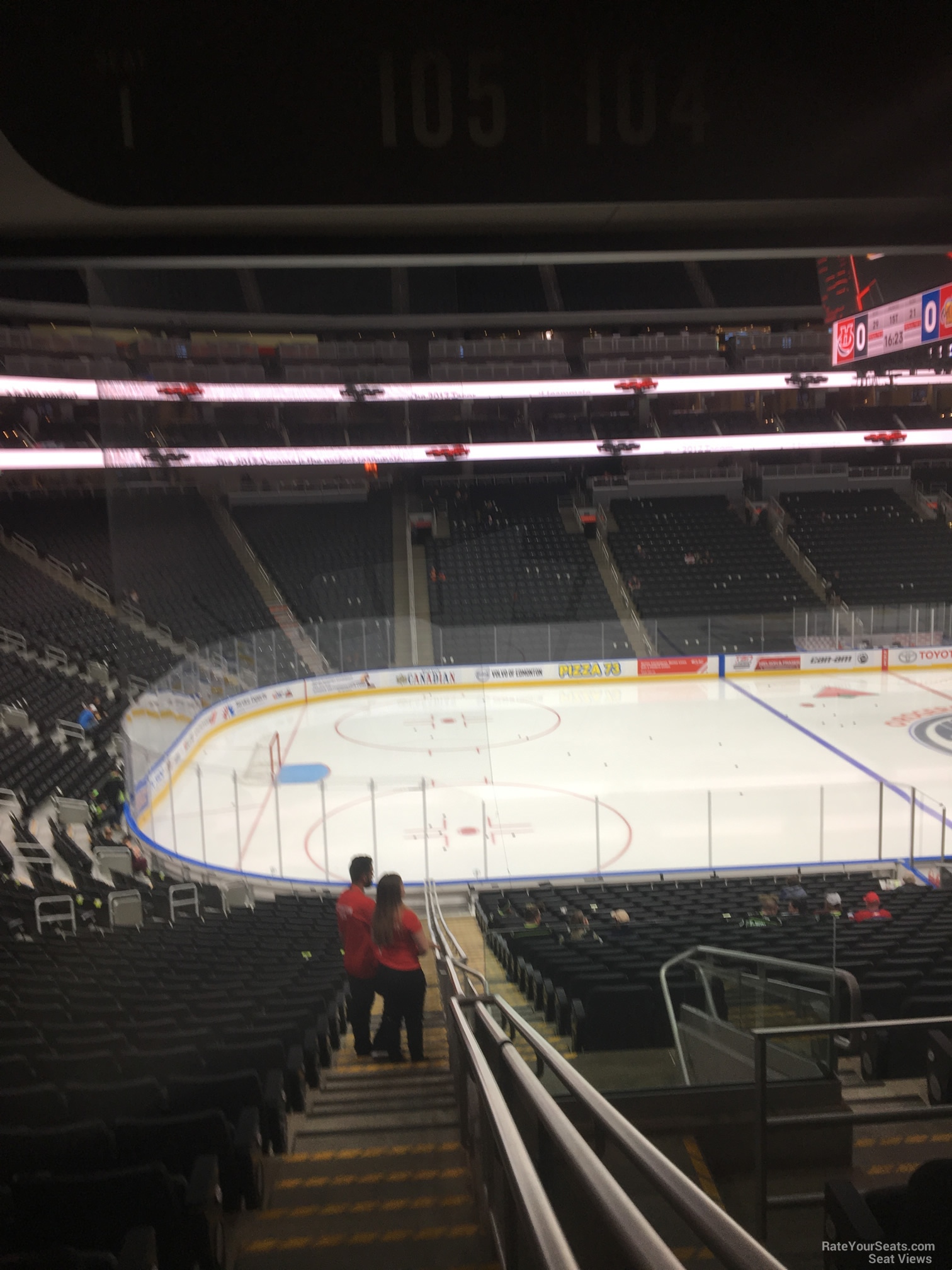 Rogers Place Section 105 - Edmonton Oilers - Rateyourseats.com