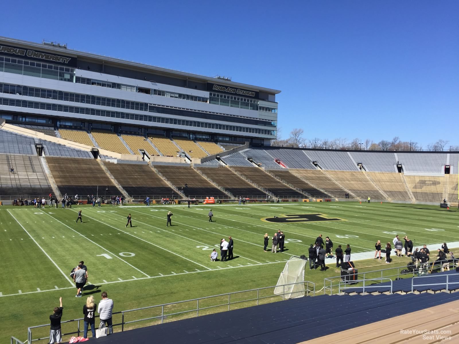 section 102, row 24 seat view  - ross-ade stadium