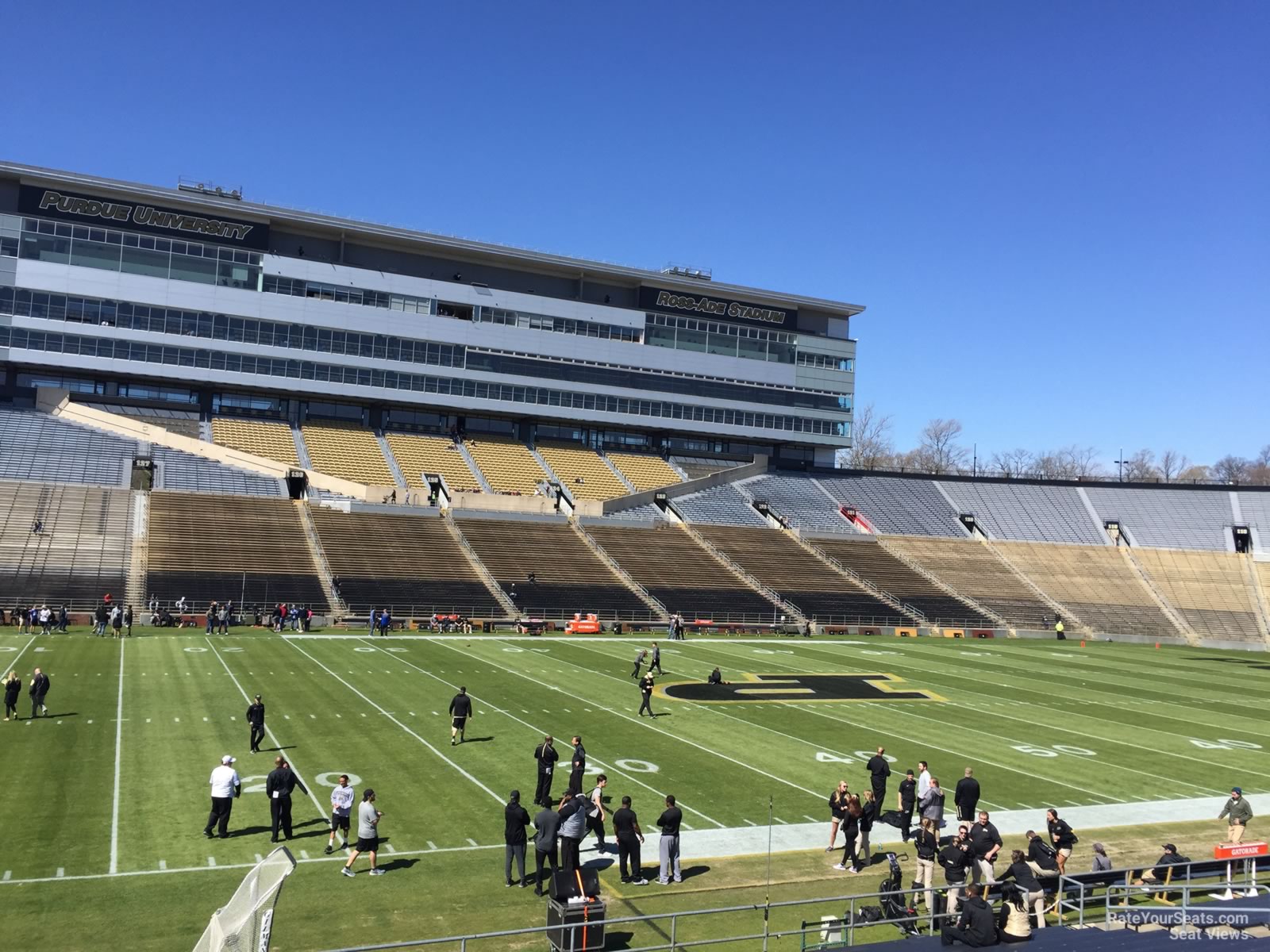 section 103, row 24 seat view  - ross-ade stadium