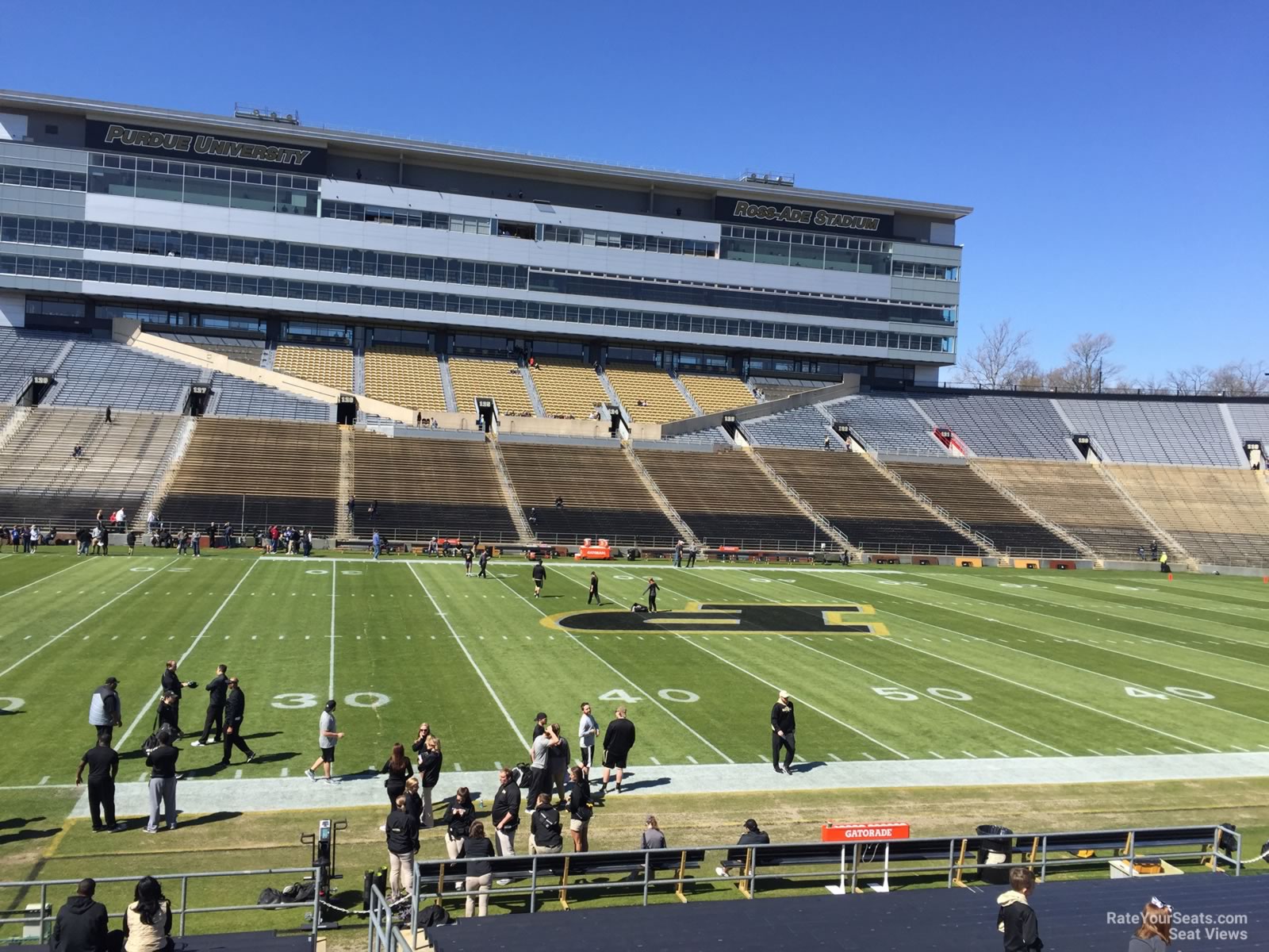 section 104, row 24 seat view  - ross-ade stadium