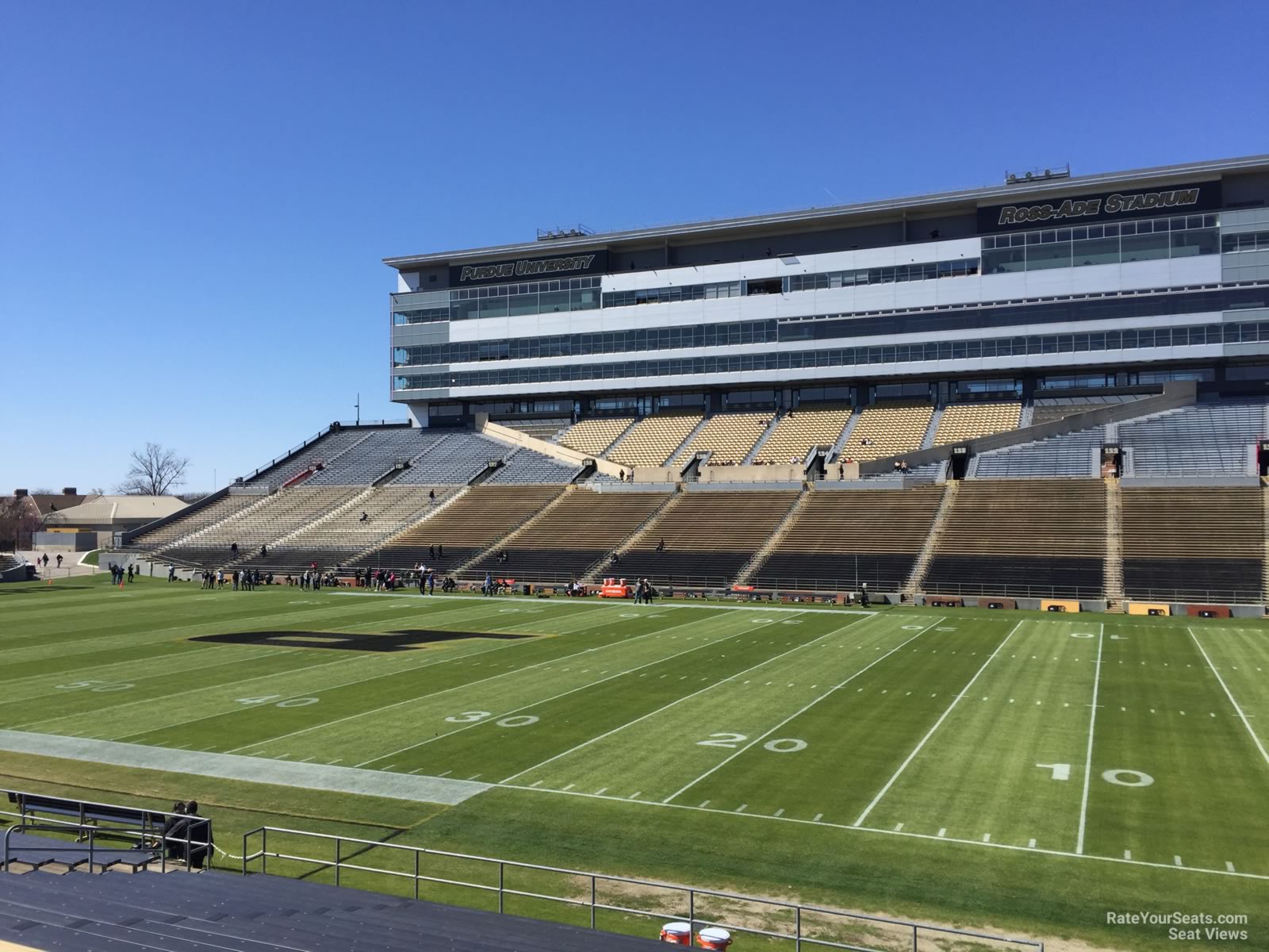 section 108, row 24 seat view  - ross-ade stadium