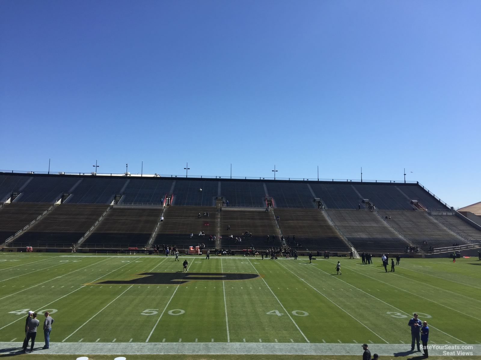 section 125, row 24 seat view  - ross-ade stadium