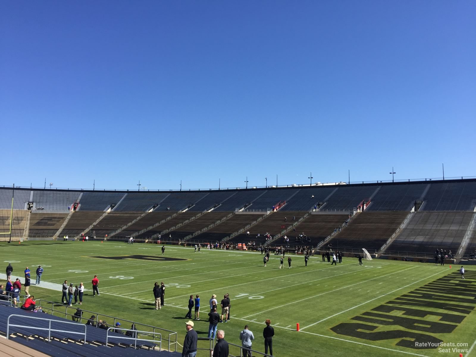 section 129, row 24 seat view  - ross-ade stadium