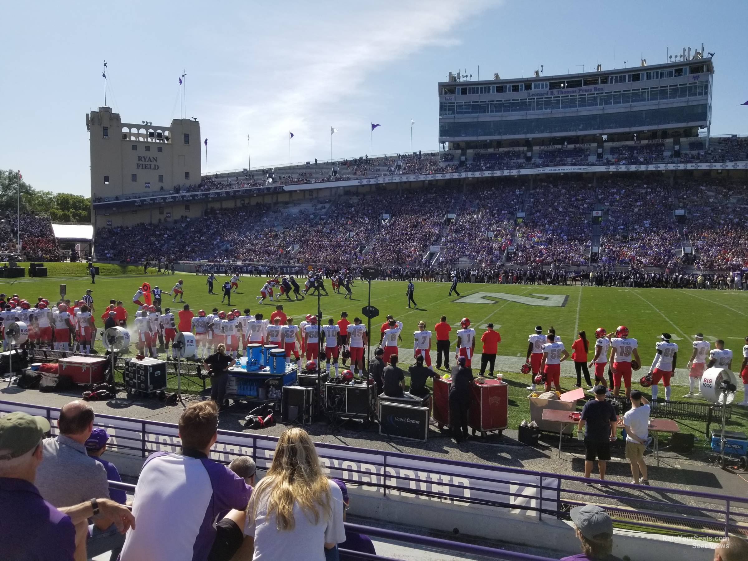 section 108, row 8 seat view  - ryan field